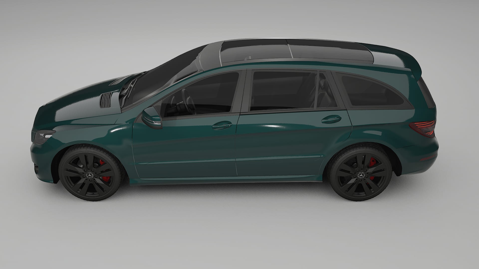 Mercedes R class W251 facelift LCI TPU Lackskyddsfilm | INFERNO Färgskiftande PPF – Komplett Förskuret Kit