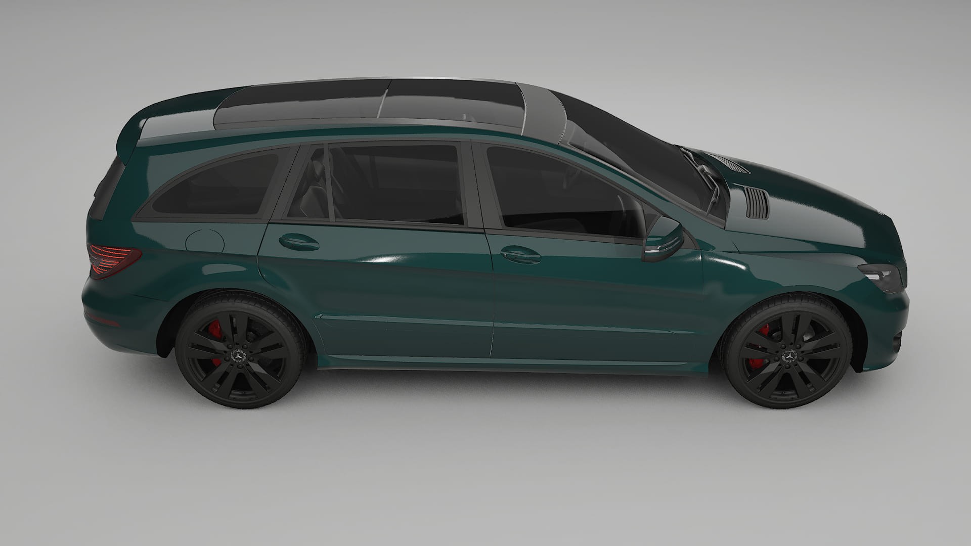 Mercedes R class W251 facelift LCI TPU Lackskyddsfilm | INFERNO Färgskiftande PPF – Komplett Förskuret Kit