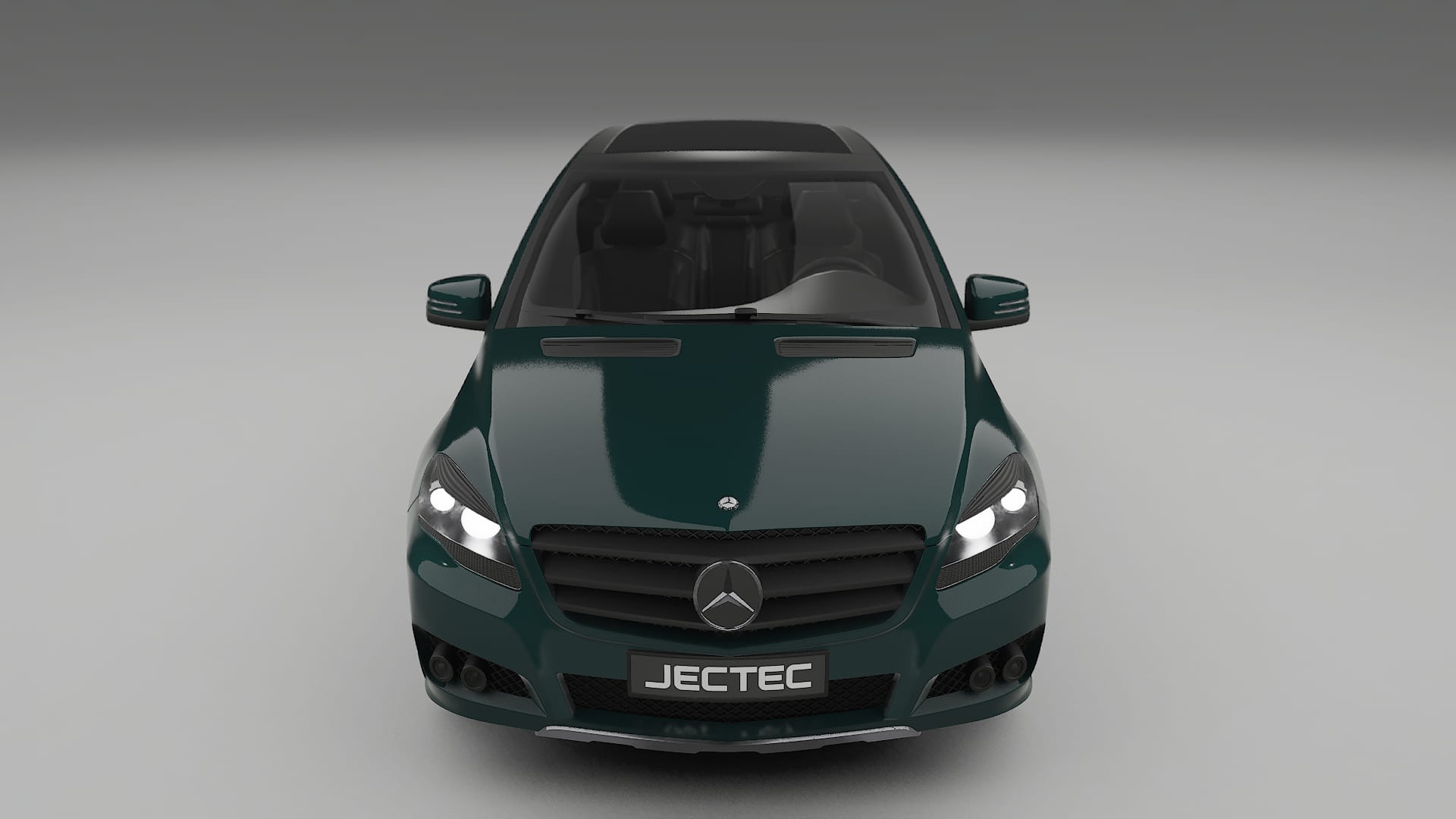 Mercedes R class W251 facelift LCI TPU Lackskyddsfilm | INFERNO Färgskiftande PPF – Komplett Förskuret Kit