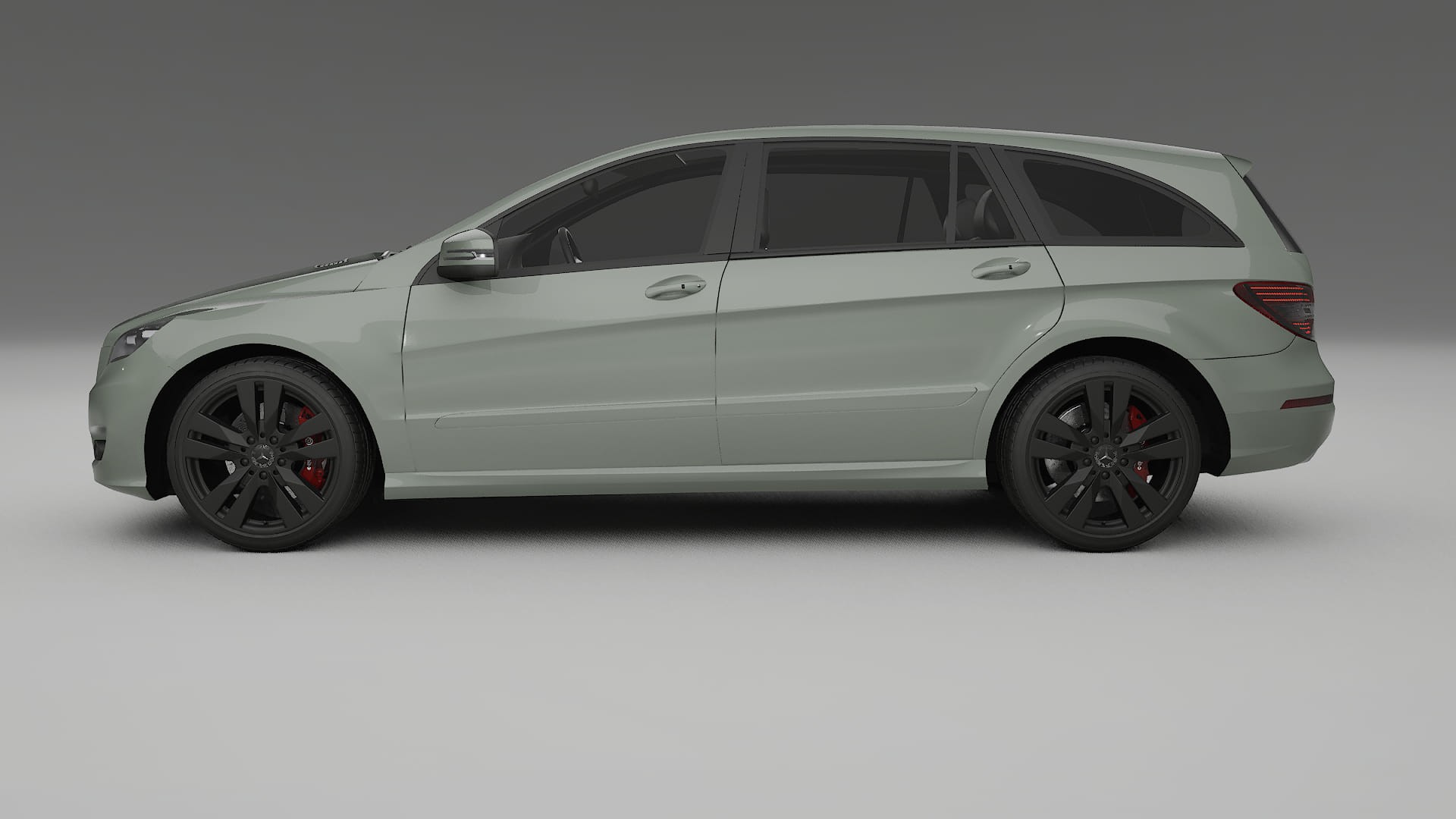 Mercedes R class W251 facelift LCI TPU Lackskyddsfilm | SLATE Färgskiftande PPF – Komplett Förskuret Kit