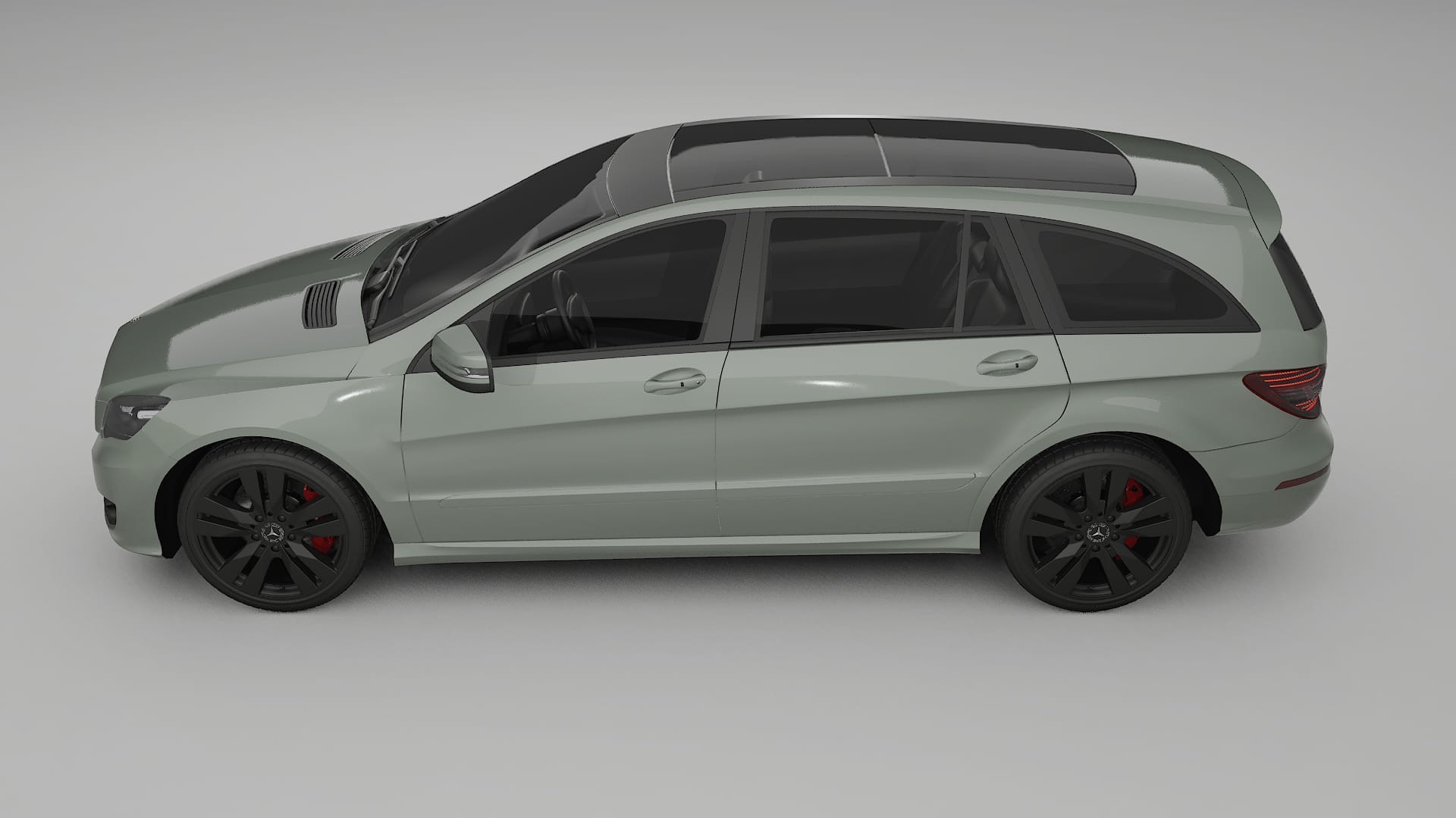 Mercedes R class W251 facelift LCI TPU Lackskyddsfilm | SLATE Färgskiftande PPF – Komplett Förskuret Kit