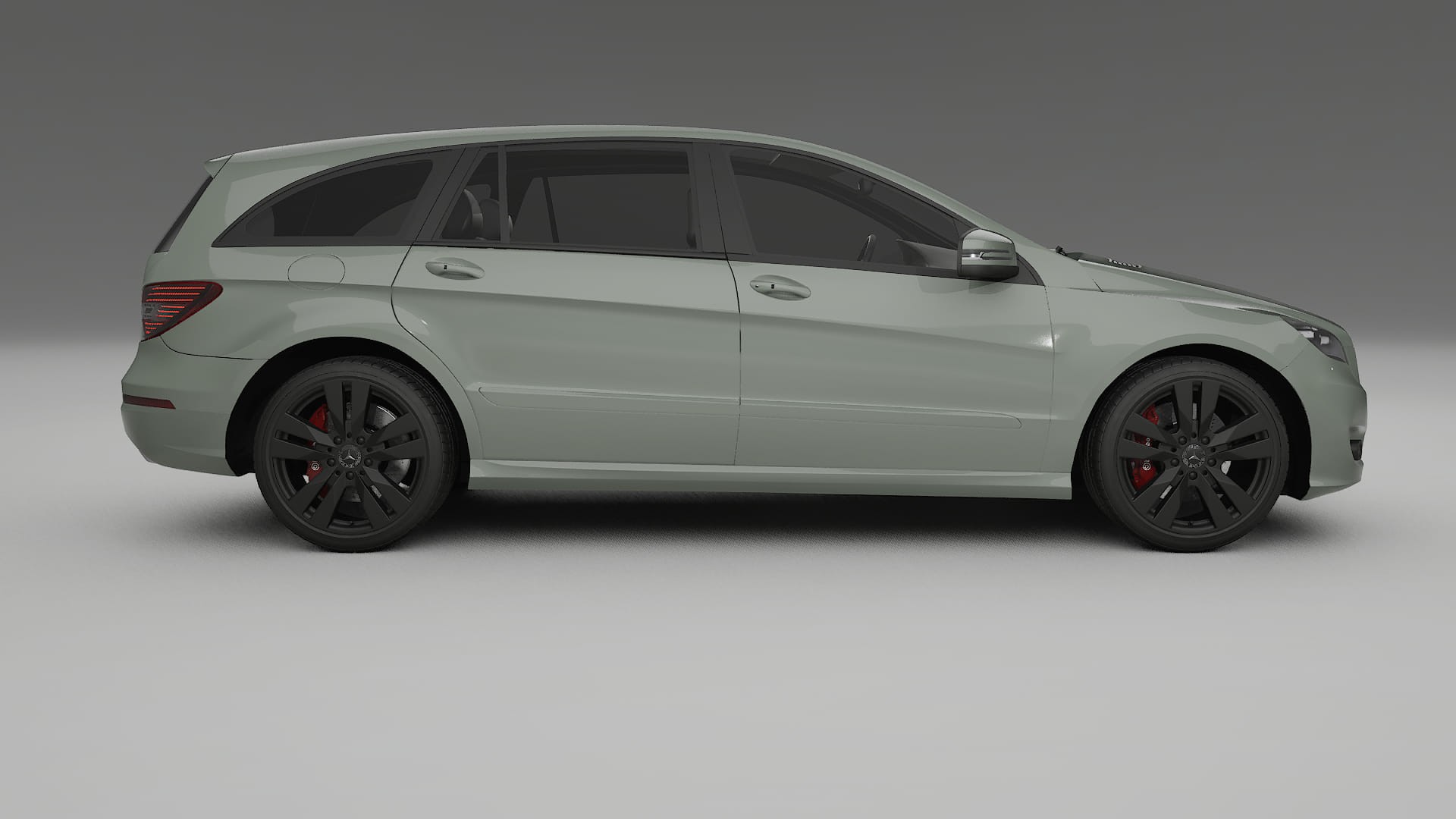 Mercedes R class W251 facelift LCI TPU Lackskyddsfilm | SLATE Färgskiftande PPF – Komplett Förskuret Kit