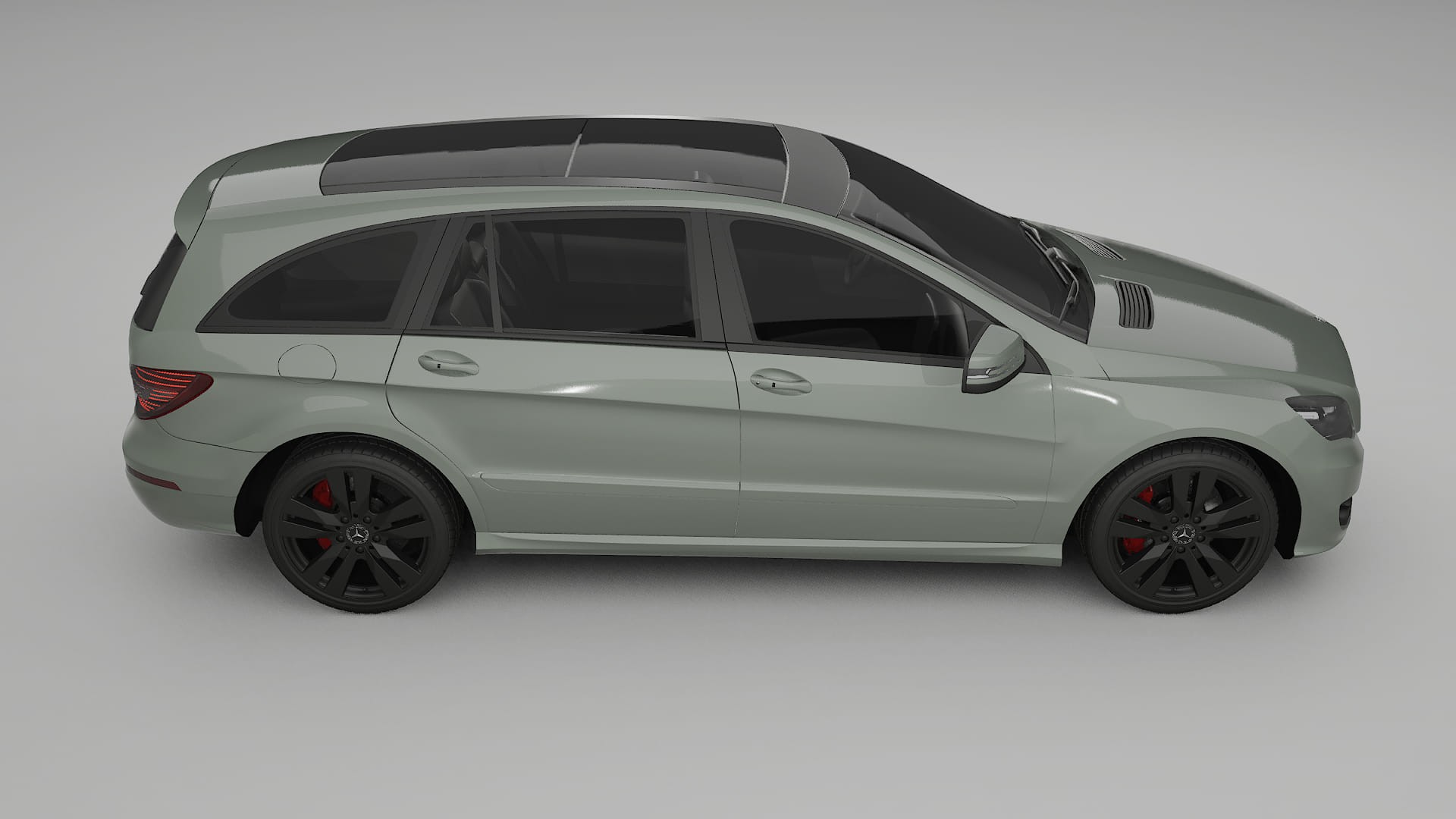 Mercedes R class W251 facelift LCI TPU Lackskyddsfilm | SLATE Färgskiftande PPF – Komplett Förskuret Kit