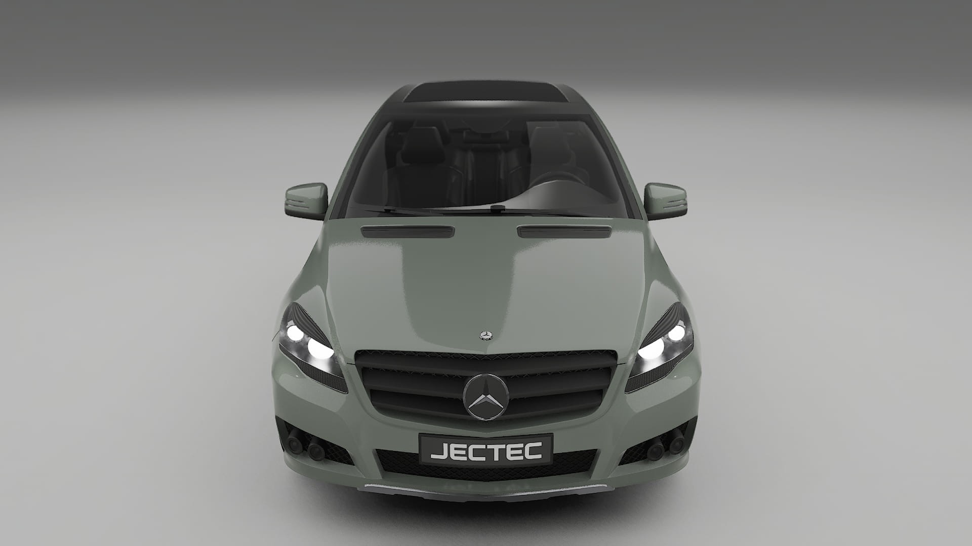 Mercedes R class W251 facelift LCI TPU Lackskyddsfilm | SLATE Färgskiftande PPF – Komplett Förskuret Kit