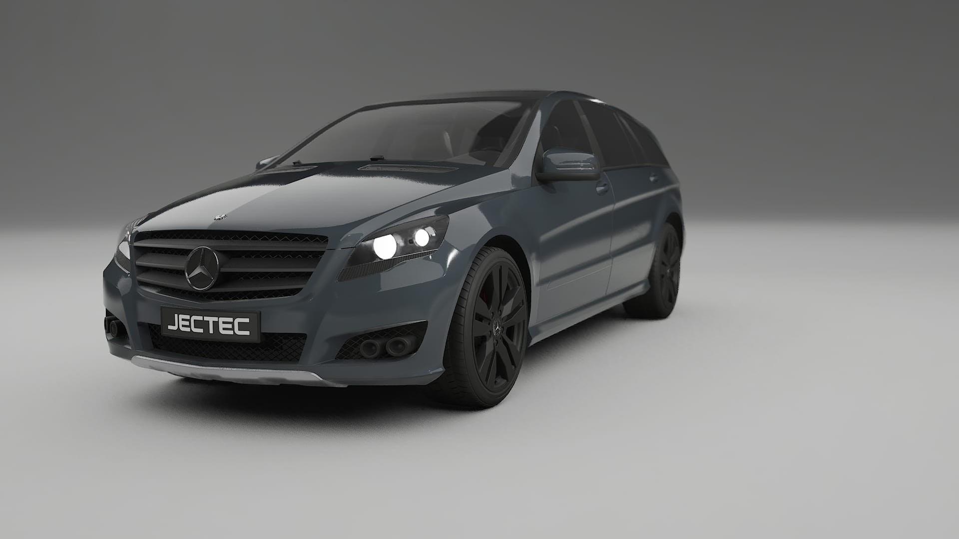 Mercedes R class W251 facelift LCI TPU Lackskyddsfilm | GRANITE Färgskiftande PPF – Komplett Förskuret Kit