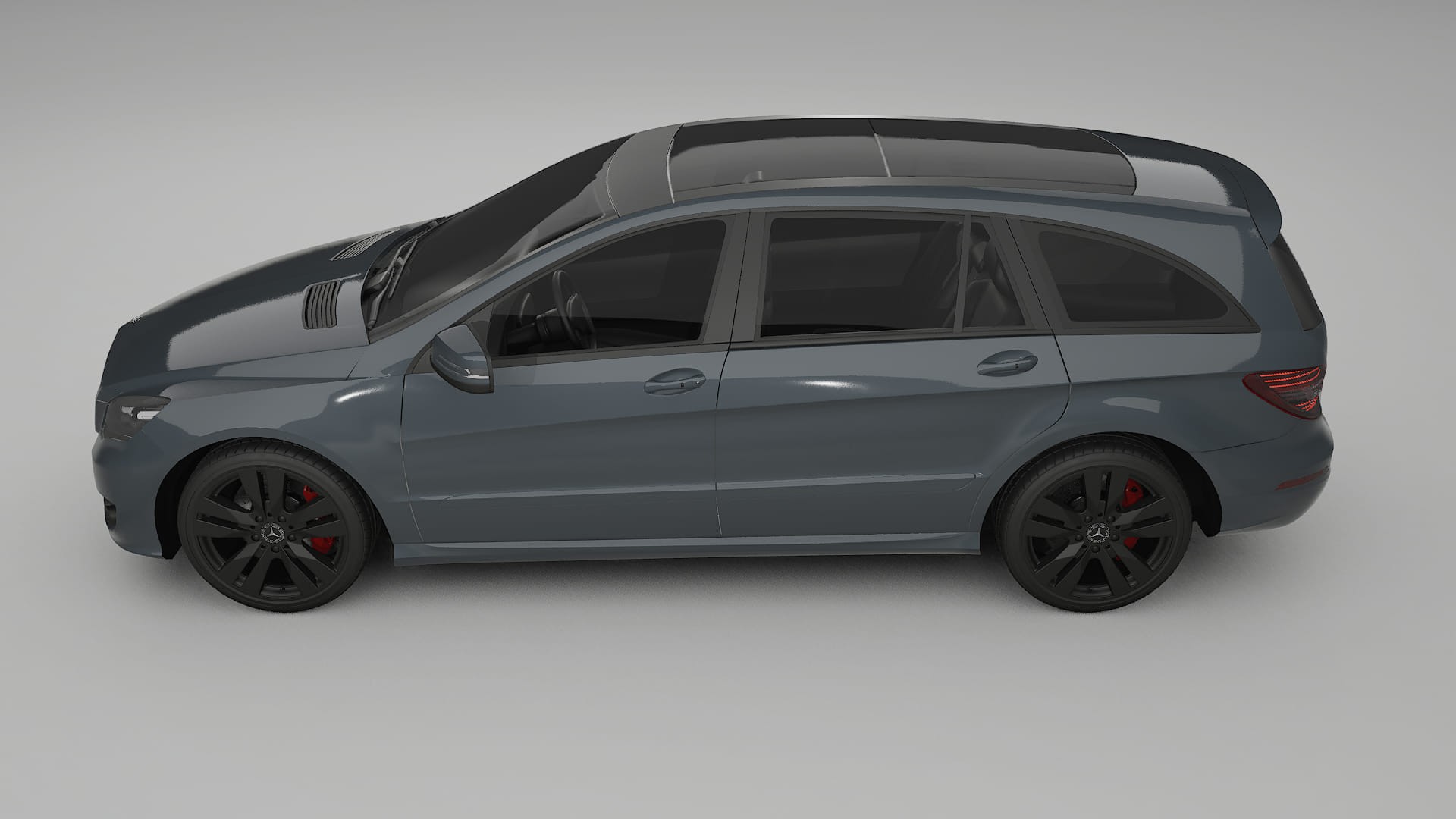 Mercedes R class W251 facelift LCI TPU Lackskyddsfilm | GRANITE Färgskiftande PPF – Komplett Förskuret Kit