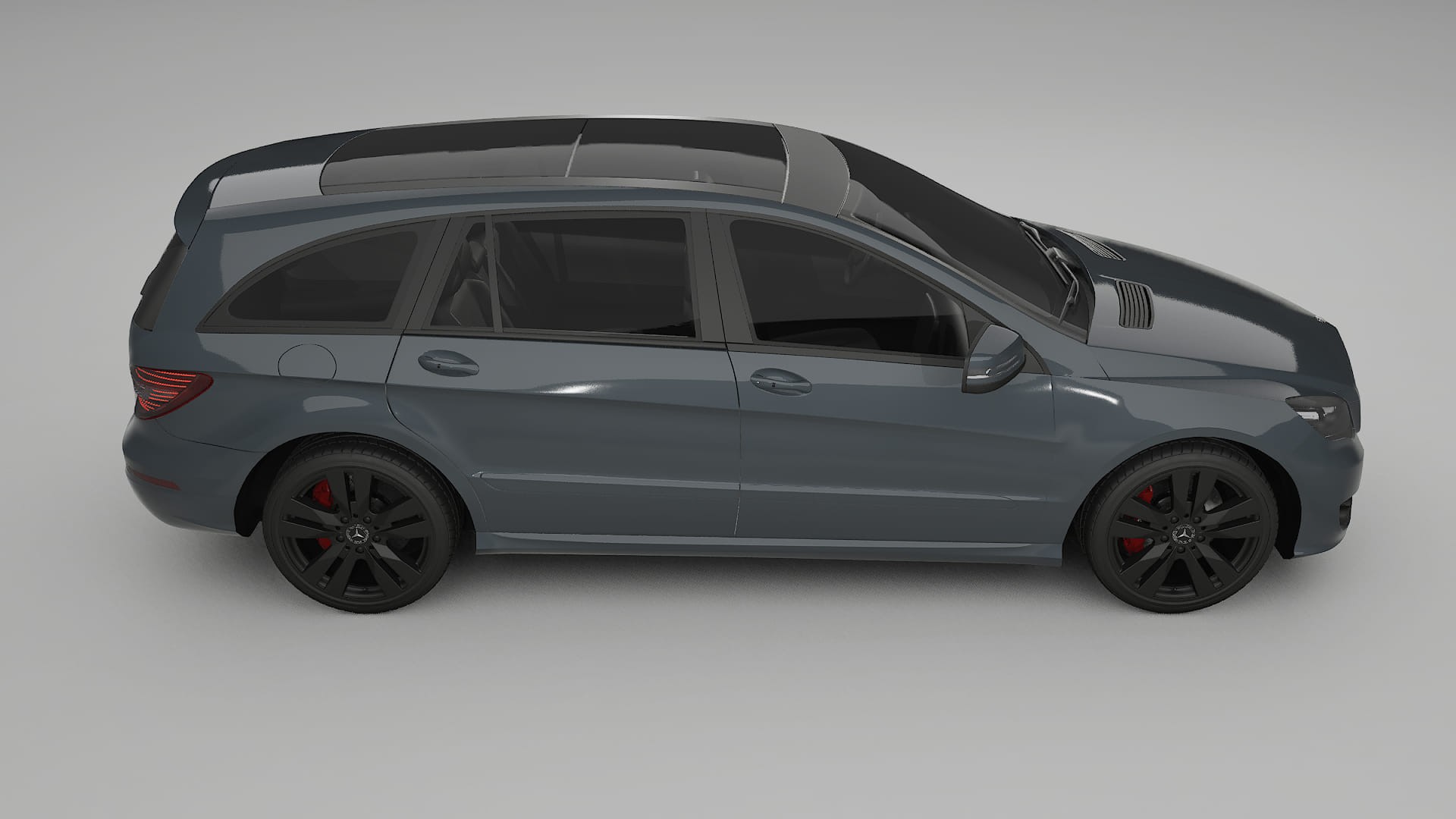 Mercedes R class W251 facelift LCI TPU Lackskyddsfilm | GRANITE Färgskiftande PPF – Komplett Förskuret Kit