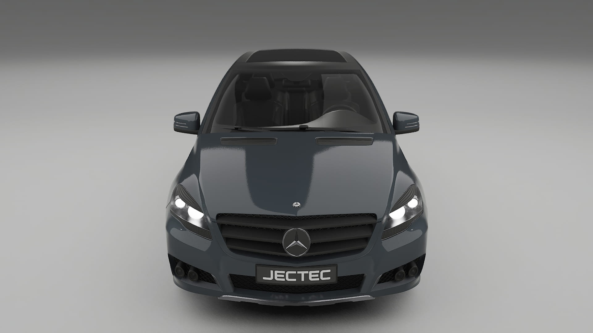 Mercedes R class W251 facelift LCI TPU Lackskyddsfilm | GRANITE Färgskiftande PPF – Komplett Förskuret Kit