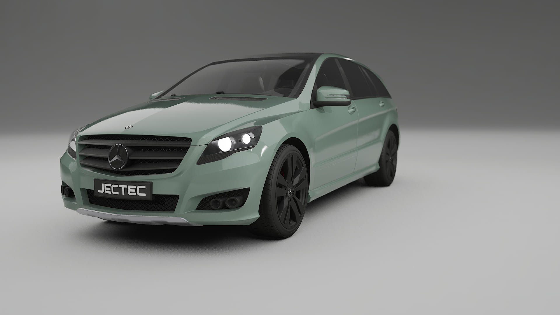 Mercedes R class W251 facelift LCI TPU Lackskyddsfilm | CINDER Färgskiftande PPF – Komplett Förskuret Kit