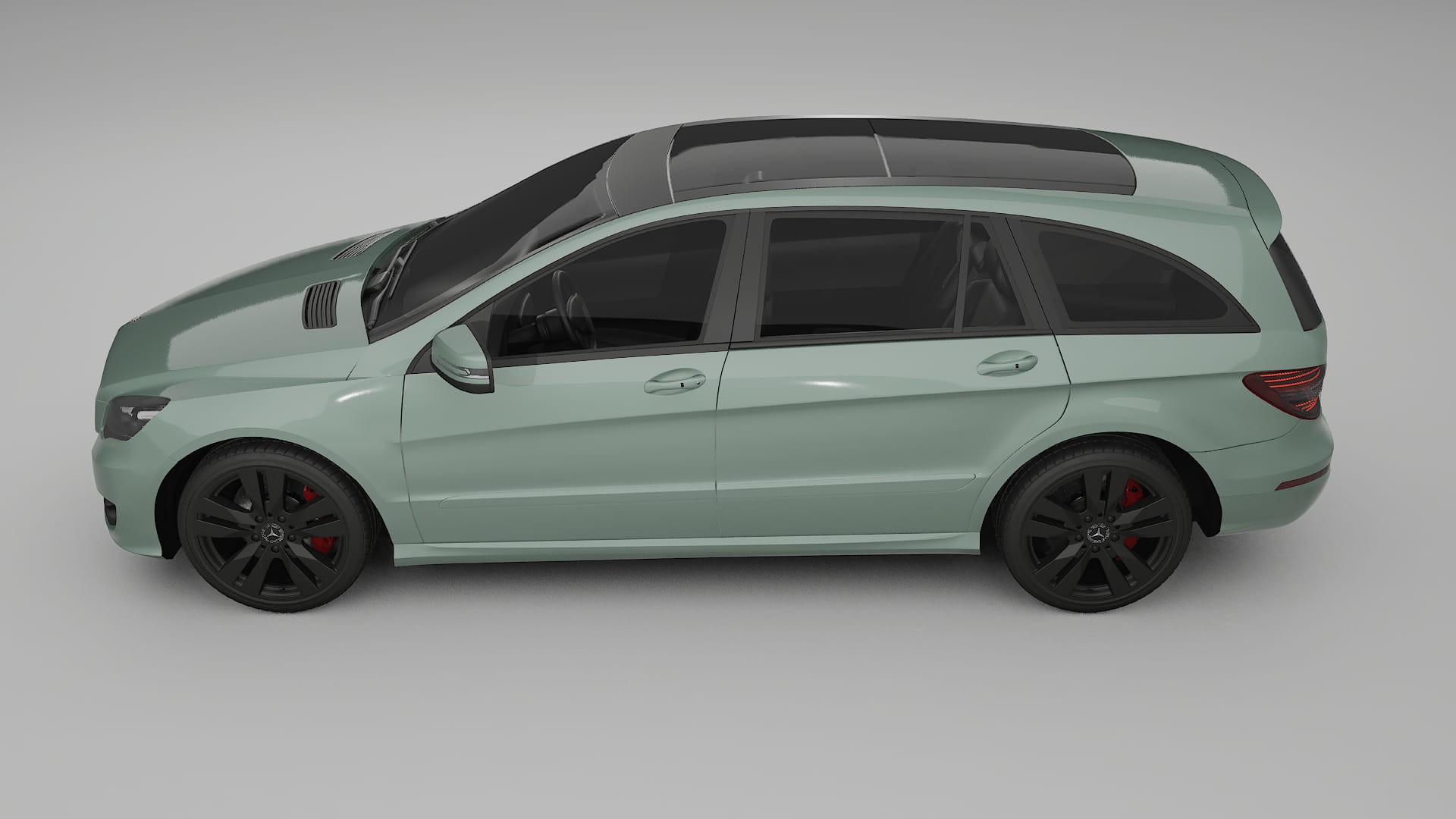 Mercedes R class W251 facelift LCI TPU Lackskyddsfilm | CINDER Färgskiftande PPF – Komplett Förskuret Kit