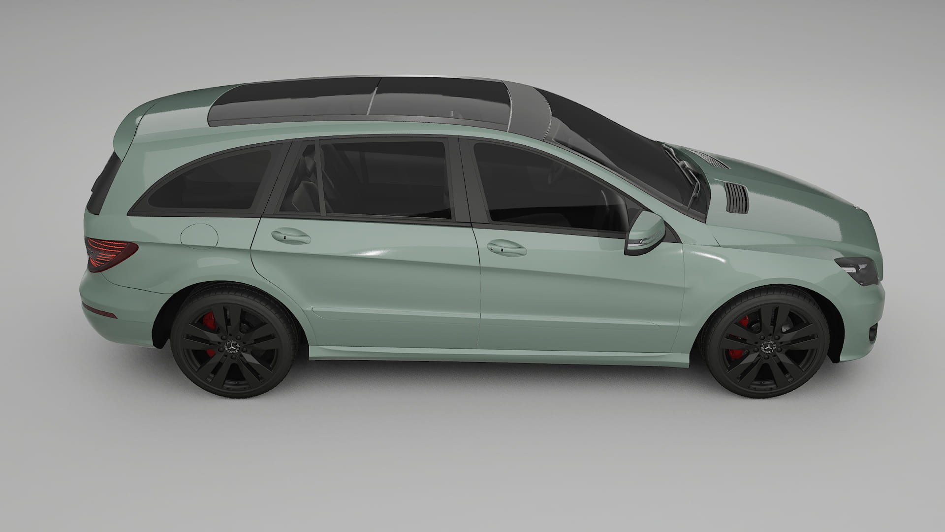 Mercedes R class W251 facelift LCI TPU Lackskyddsfilm | CINDER Färgskiftande PPF – Komplett Förskuret Kit