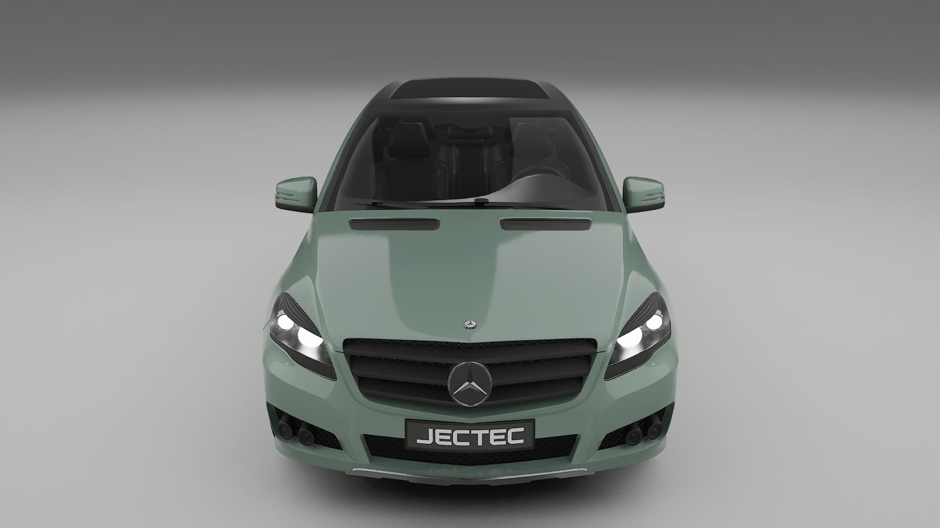 Mercedes R class W251 facelift LCI TPU Lackskyddsfilm | CINDER Färgskiftande PPF – Komplett Förskuret Kit