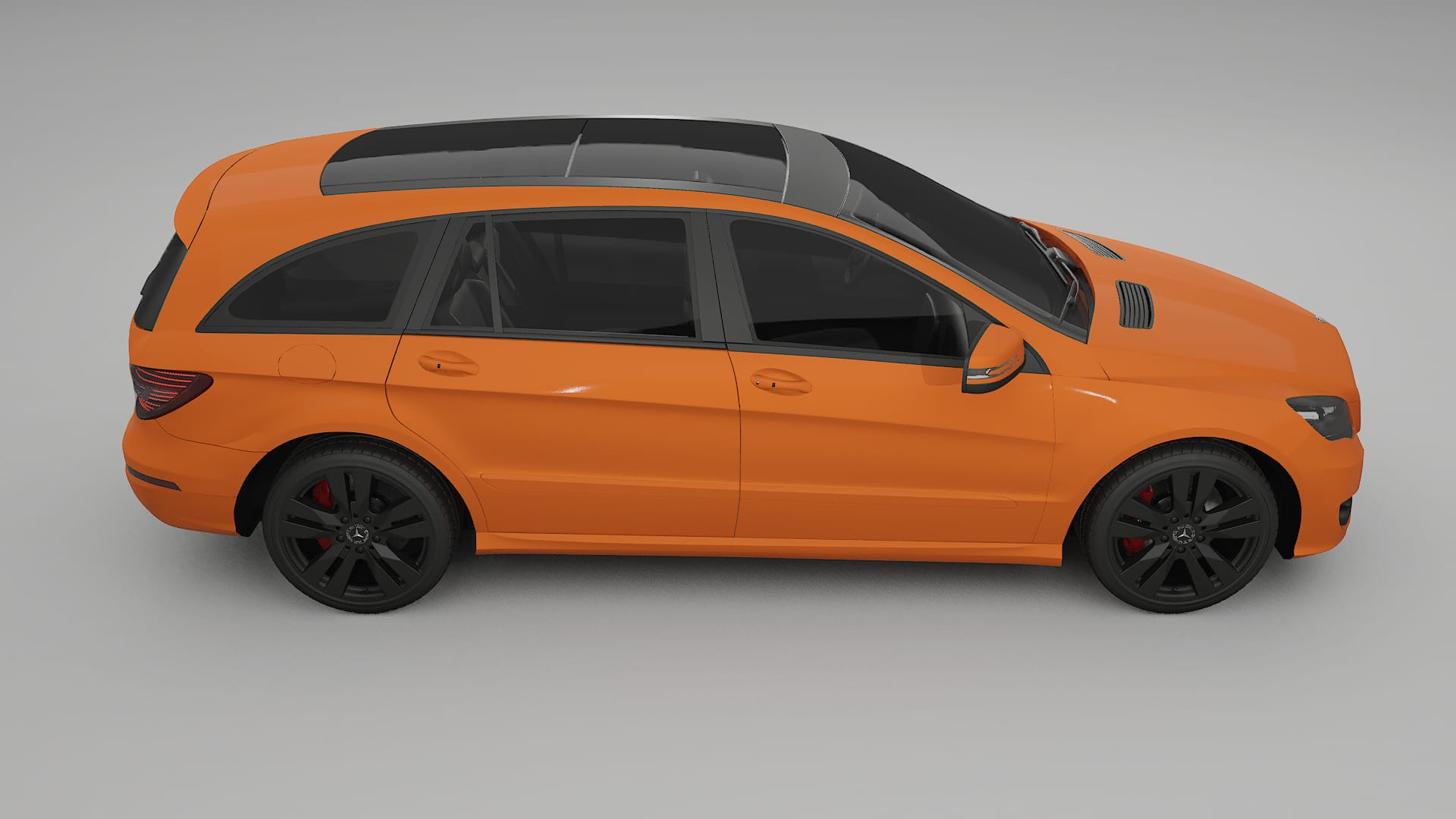 Mercedes R class W251 facelift LCI TPU Lackskyddsfilm | ROCKET Färgskiftande PPF – Komplett Förskuret Kit