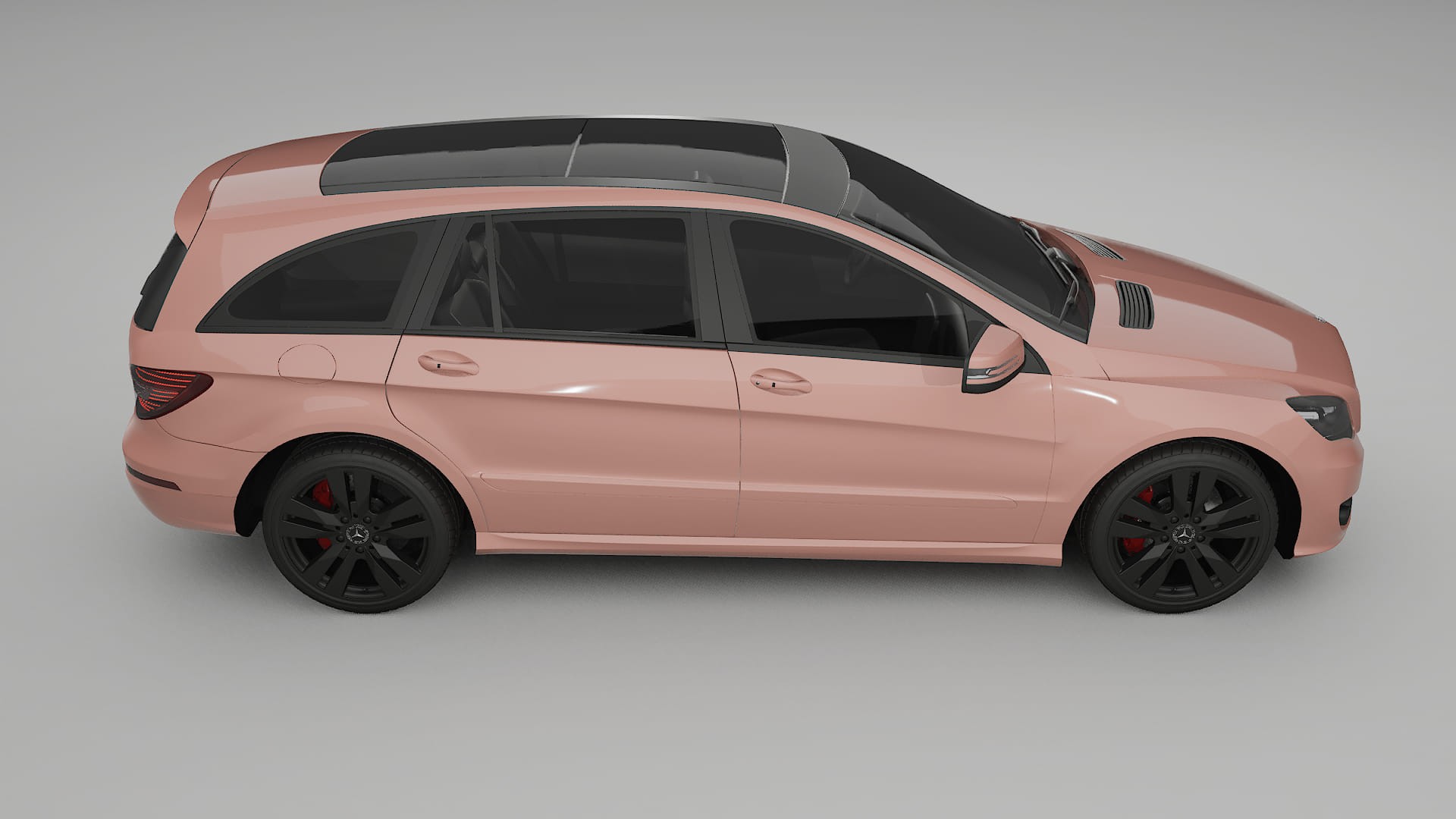 Mercedes R class W251 facelift LCI TPU Lackskyddsfilm | BLUSH Färgskiftande PPF – Komplett Förskuret Kit