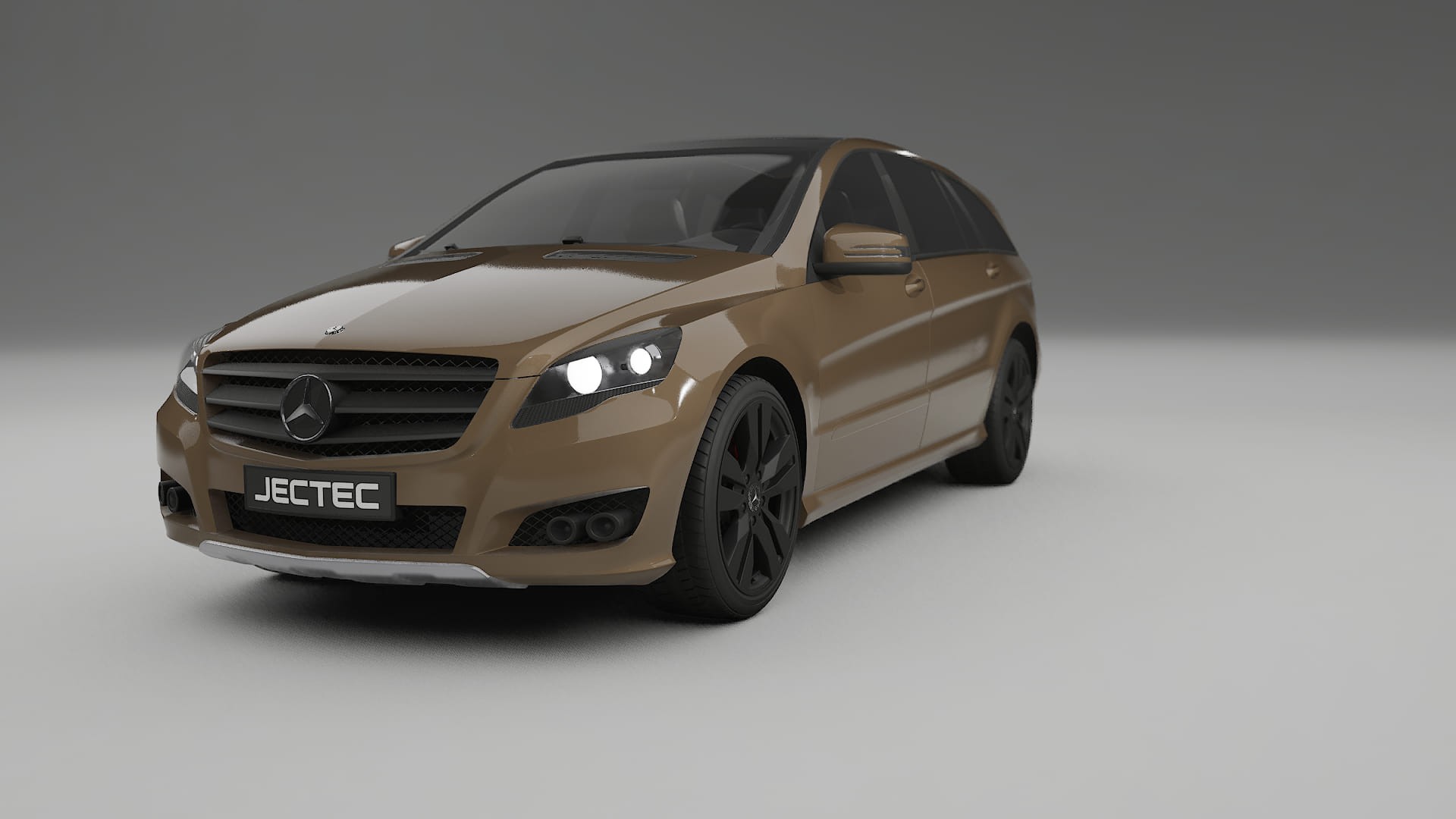 Mercedes R class W251 facelift LCI TPU Lackskyddsfilm | SAHARA Färgskiftande PPF – Komplett Förskuret Kit