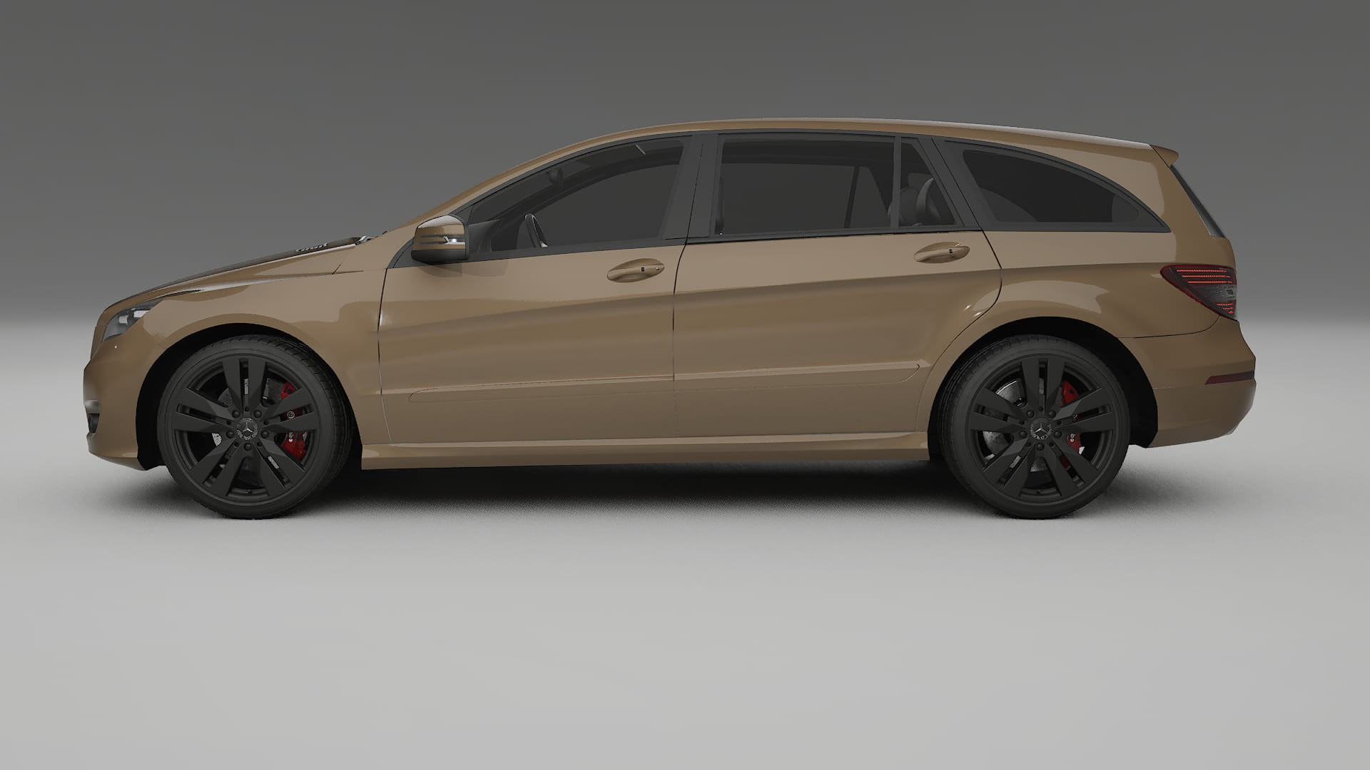 Mercedes R class W251 facelift LCI TPU Lackskyddsfilm | SAHARA Färgskiftande PPF – Komplett Förskuret Kit