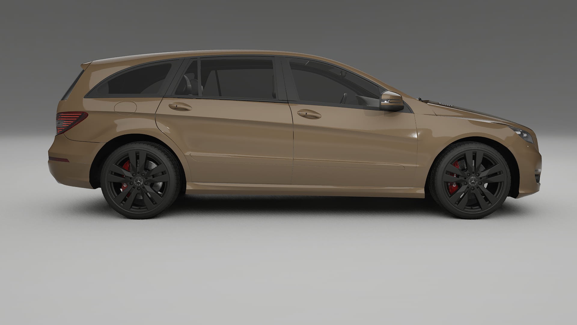 Mercedes R class W251 facelift LCI TPU Lackskyddsfilm | SAHARA Färgskiftande PPF – Komplett Förskuret Kit