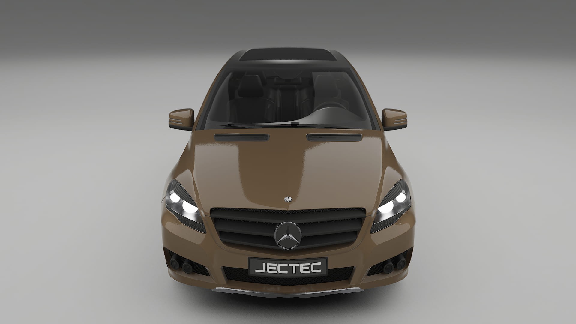 Mercedes R class W251 facelift LCI TPU Lackskyddsfilm | SAHARA Färgskiftande PPF – Komplett Förskuret Kit