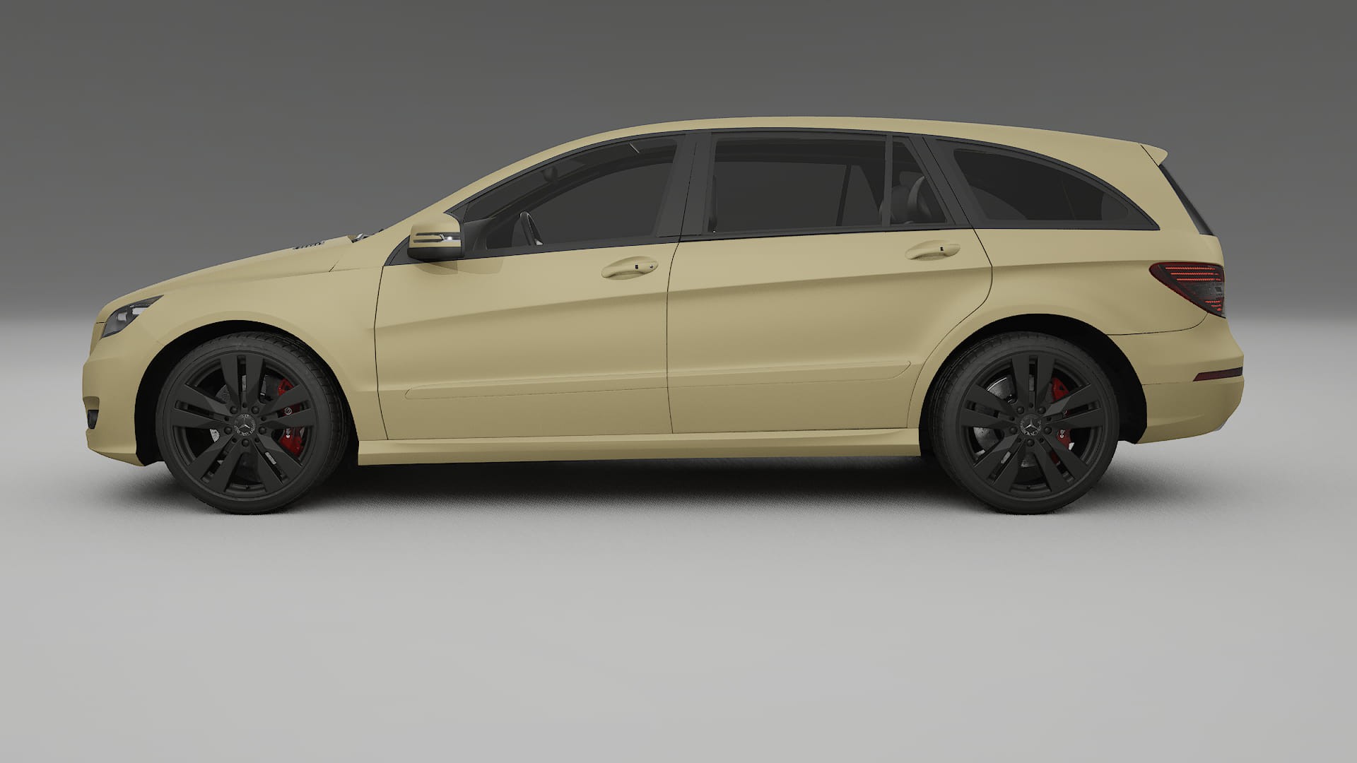 Mercedes R class W251 facelift LCI TPU Lackskyddsfilm | SAND Färgskiftande PPF – Komplett Förskuret Kit