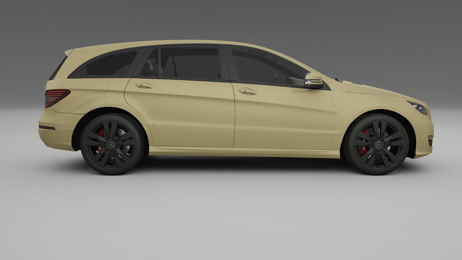 Mercedes R class W251 facelift LCI TPU Lackskyddsfilm | SAND Färgskiftande PPF – Komplett Förskuret Kit