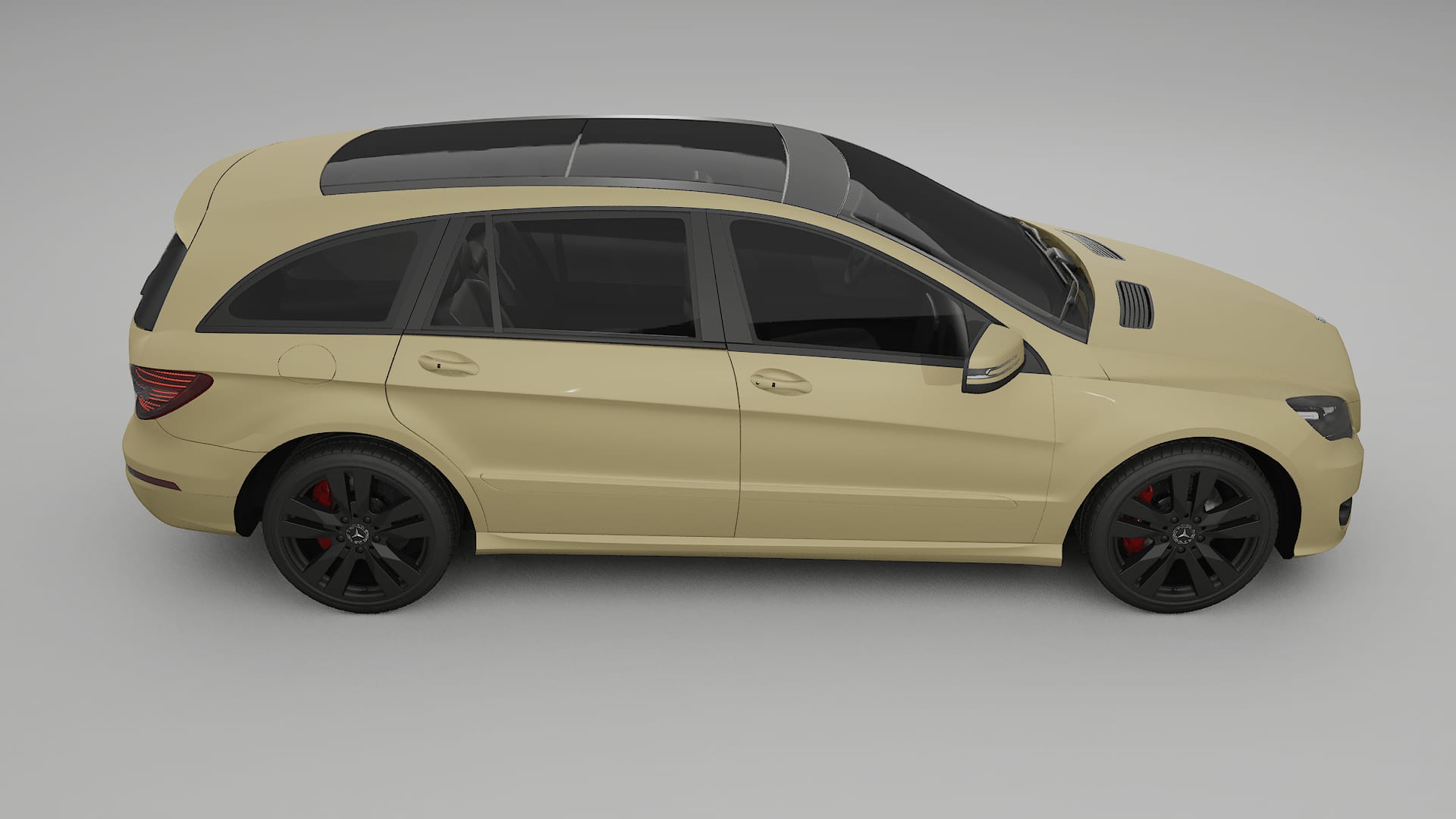 Mercedes R class W251 facelift LCI TPU Lackskyddsfilm | SAND Färgskiftande PPF – Komplett Förskuret Kit