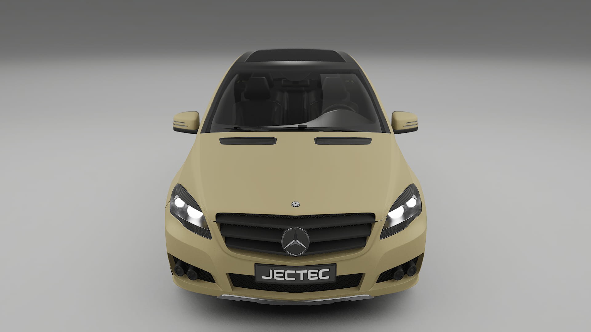 Mercedes R class W251 facelift LCI TPU Lackskyddsfilm | SAND Färgskiftande PPF – Komplett Förskuret Kit