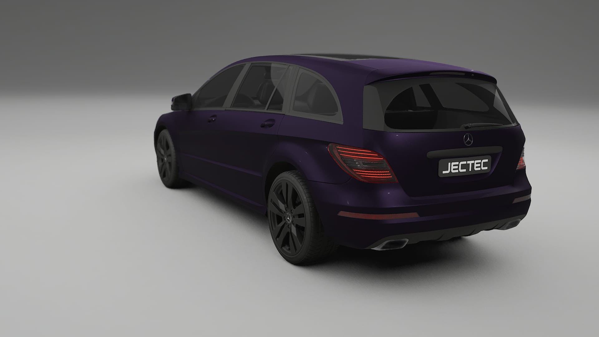 Mercedes R class W251 facelift LCI TPU Lackskyddsfilm | VIOLET Färgskiftande PPF – Komplett Förskuret Kit