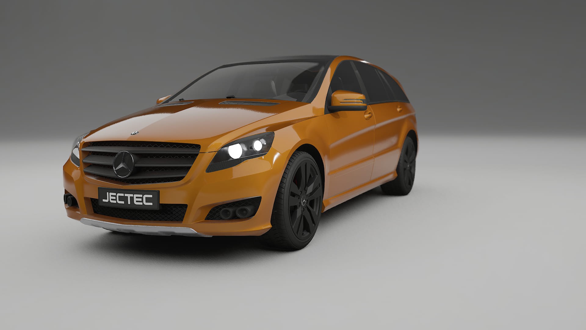 Mercedes R class W251 facelift LCI TPU Lackskyddsfilm | DAISY Färgskiftande PPF – Komplett Förskuret Kit