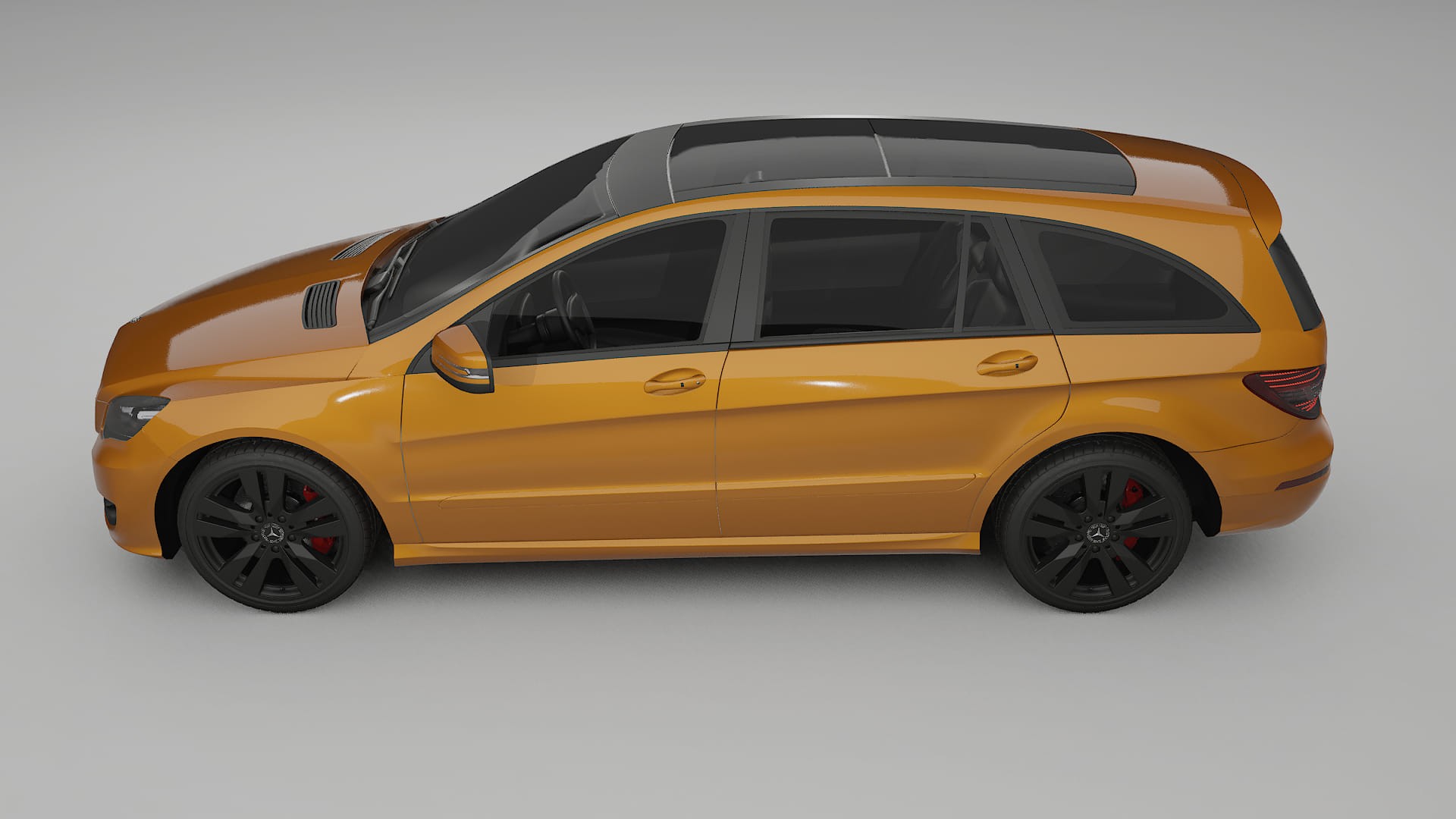 Mercedes R class W251 facelift LCI TPU Lackskyddsfilm | DAISY Färgskiftande PPF – Komplett Förskuret Kit