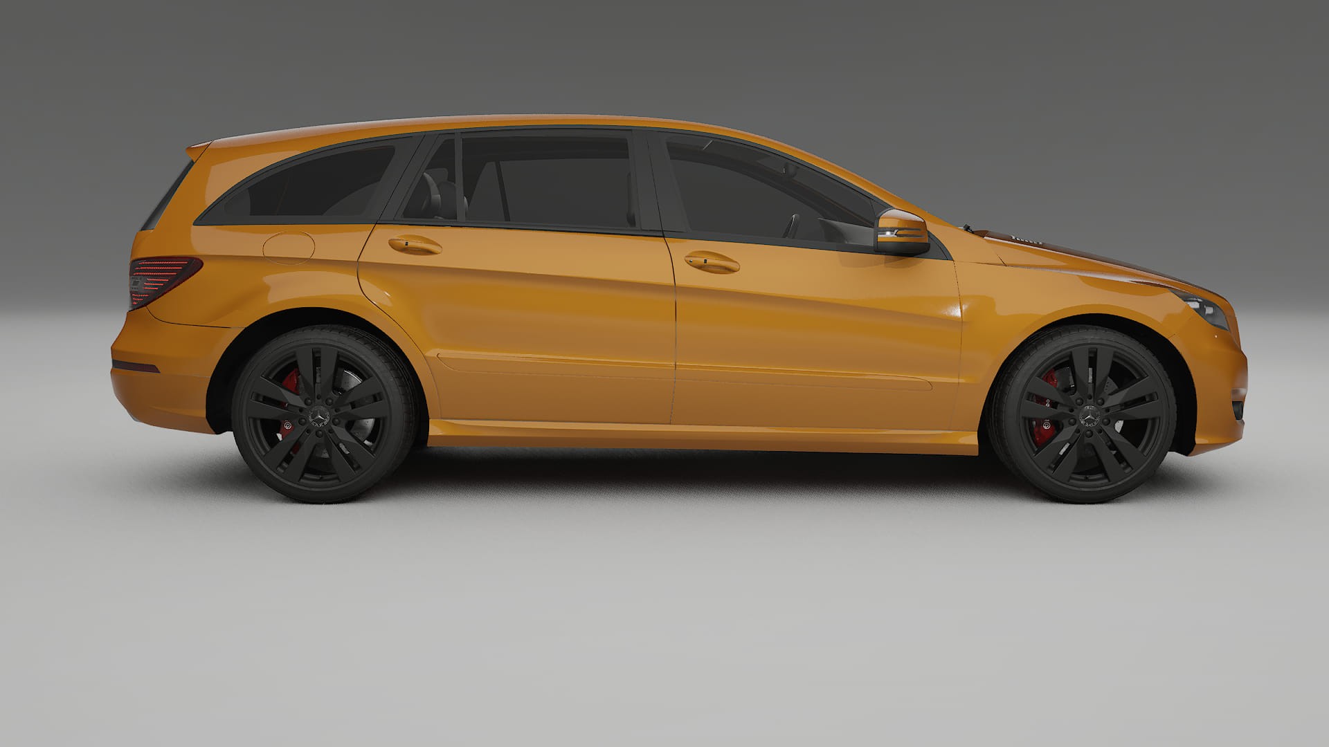 Mercedes R class W251 facelift LCI TPU Lackskyddsfilm | DAISY Färgskiftande PPF – Komplett Förskuret Kit