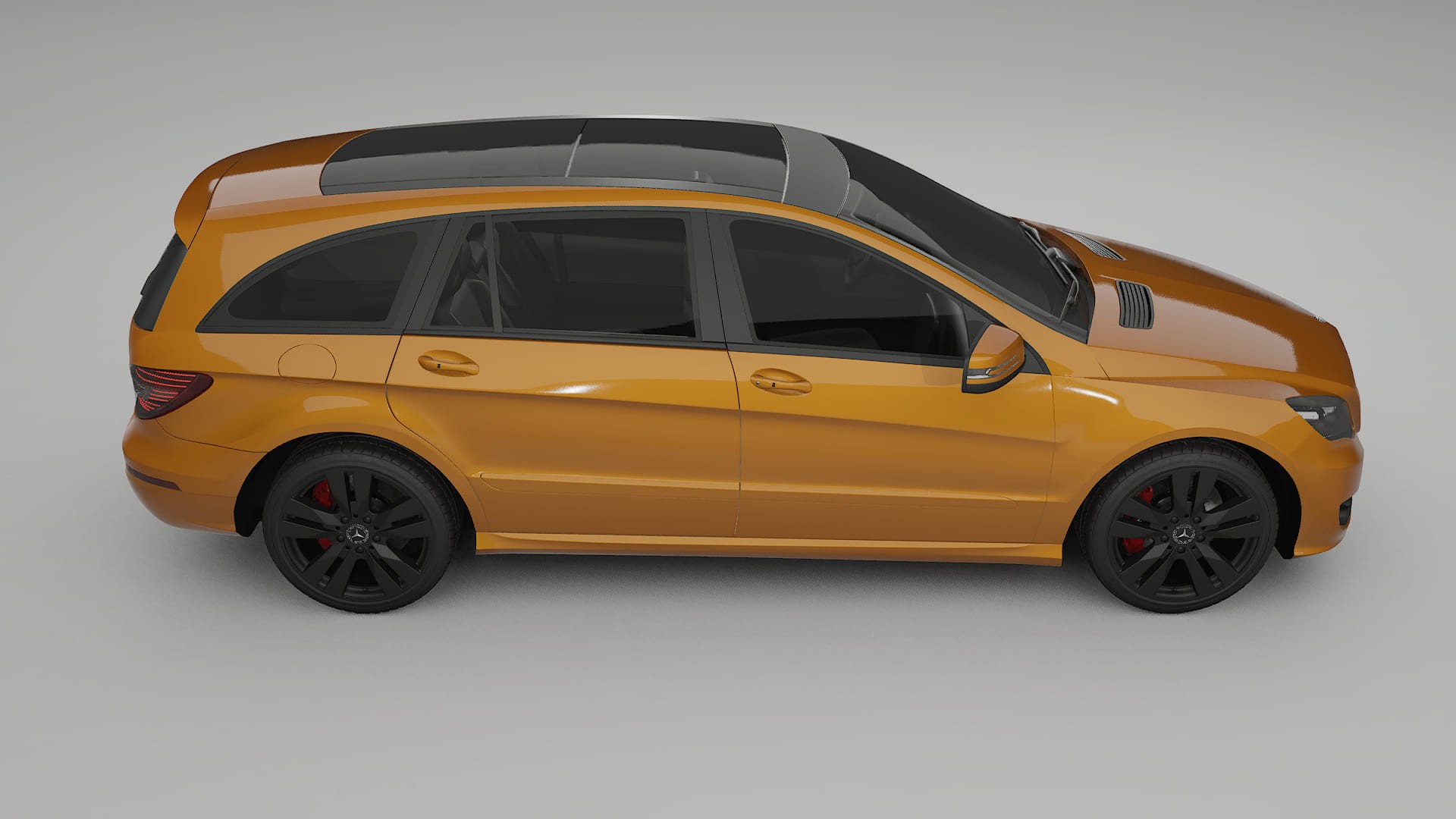 Mercedes R class W251 facelift LCI TPU Lackskyddsfilm | DAISY Färgskiftande PPF – Komplett Förskuret Kit