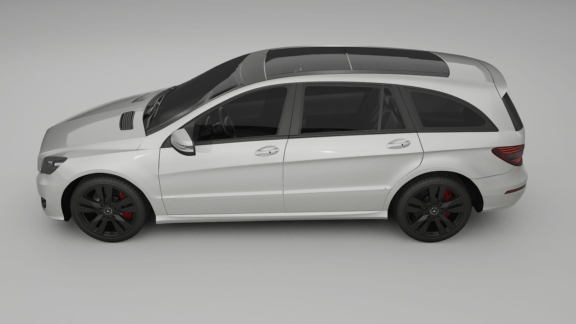 Mercedes R class W251 facelift LCI TPU Lackskyddsfilm | PEARL Färgskiftande PPF – Komplett Förskuret Kit