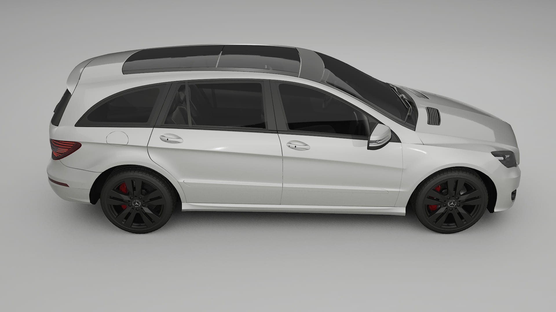 Mercedes R class W251 facelift LCI TPU Lackskyddsfilm | PEARL Färgskiftande PPF – Komplett Förskuret Kit