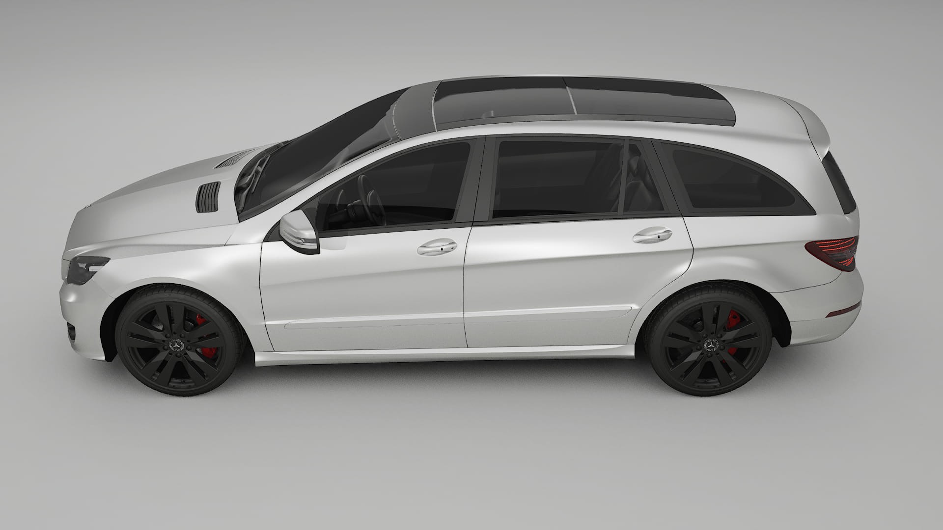 Mercedes R class W251 facelift LCI TPU Lackskyddsfilm | OPAL Färgskiftande PPF – Komplett Förskuret Kit