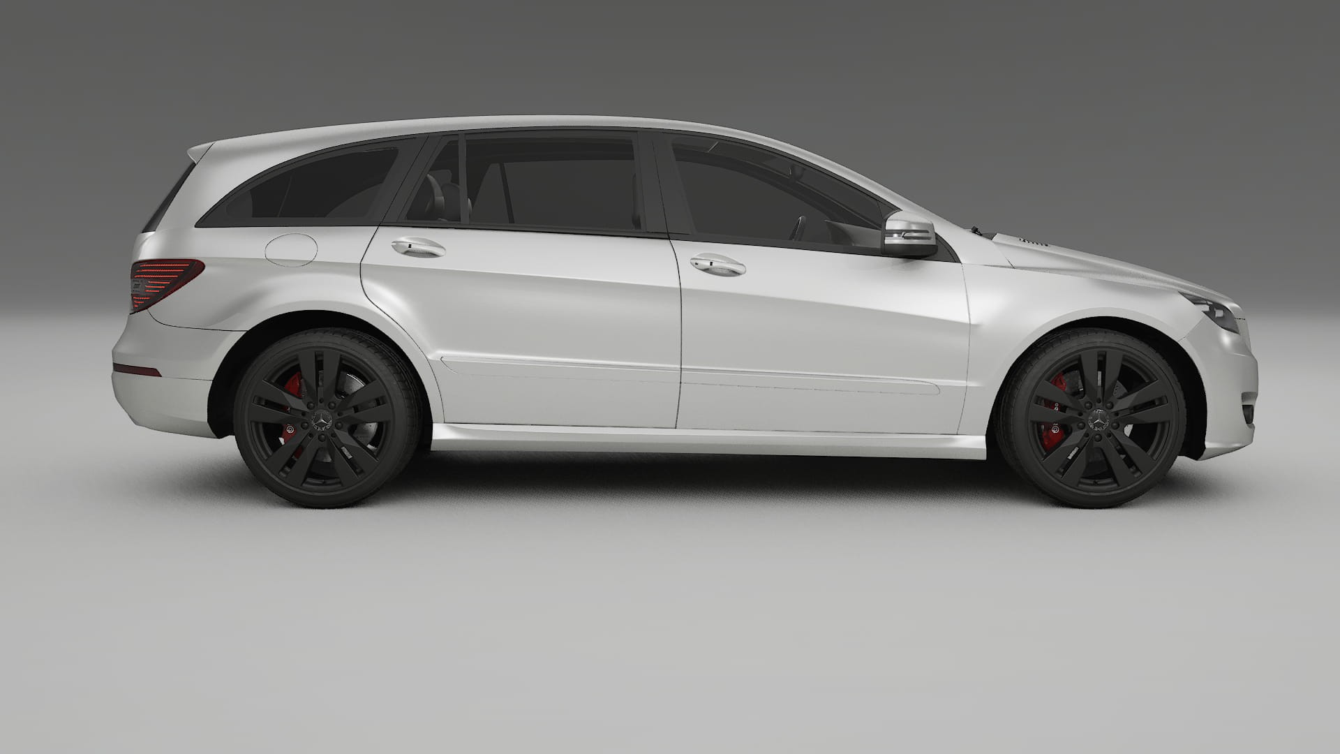 Mercedes R class W251 facelift LCI TPU Lackskyddsfilm | OPAL Färgskiftande PPF – Komplett Förskuret Kit