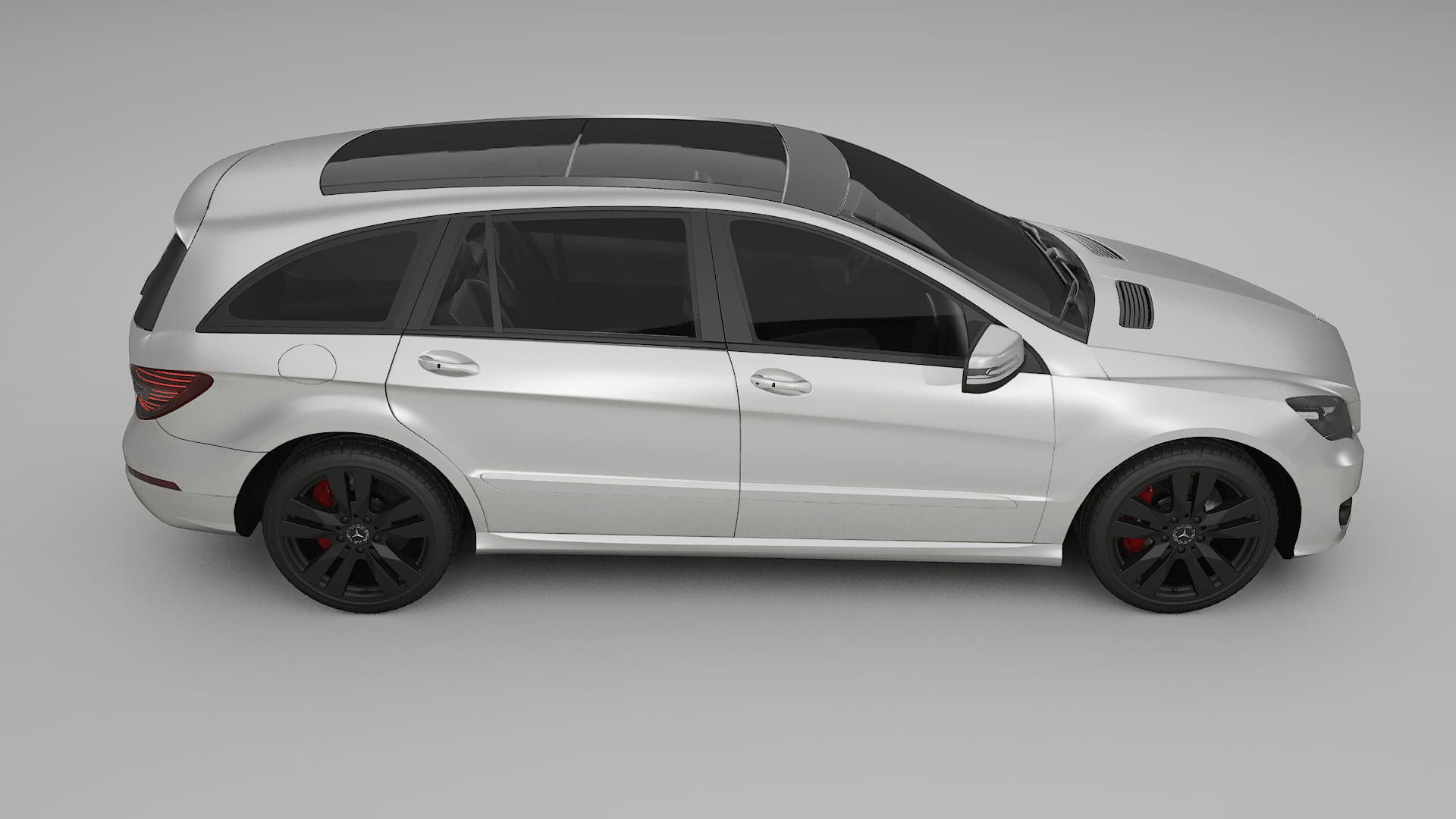 Mercedes R class W251 facelift LCI TPU Lackskyddsfilm | OPAL Färgskiftande PPF – Komplett Förskuret Kit