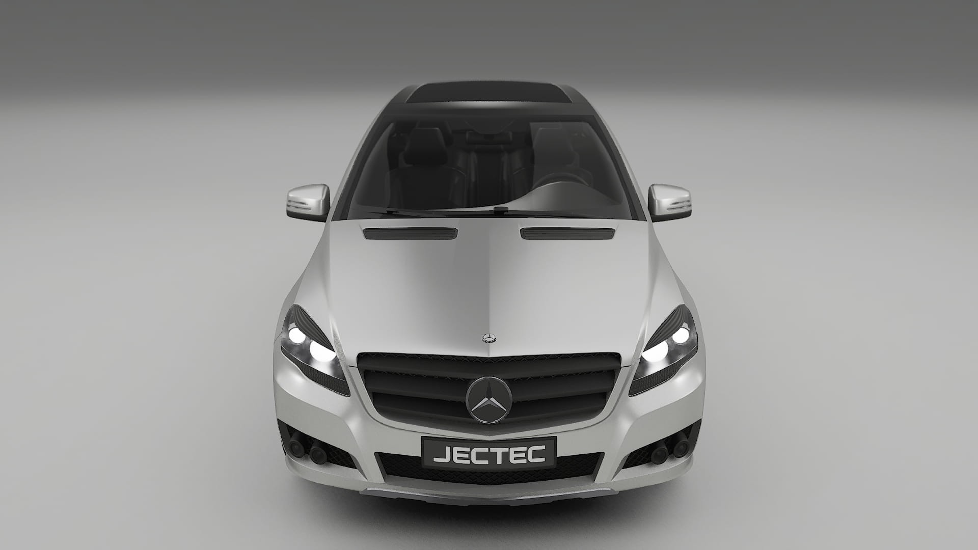 Mercedes R class W251 facelift LCI TPU Lackskyddsfilm | OPAL Färgskiftande PPF – Komplett Förskuret Kit