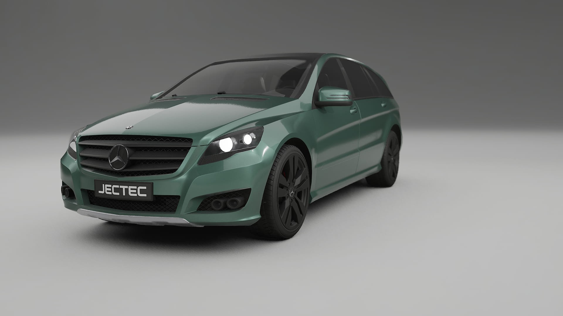 Mercedes R class W251 facelift LCI TPU Lackskyddsfilm | EVERGREEN Färgskiftande PPF – Komplett Förskuret Kit