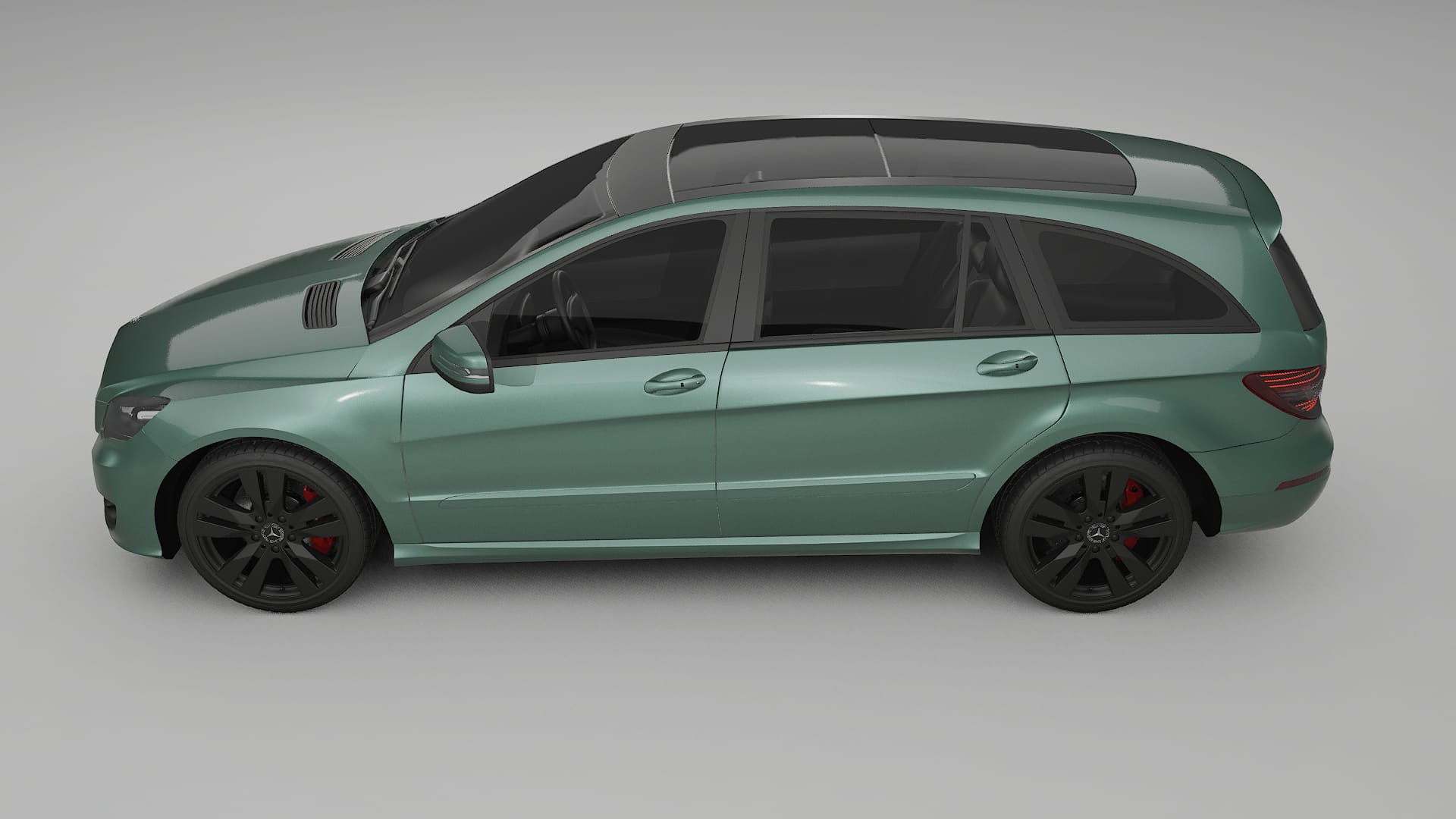 Mercedes R class W251 facelift LCI TPU Lackskyddsfilm | EVERGREEN Färgskiftande PPF – Komplett Förskuret Kit