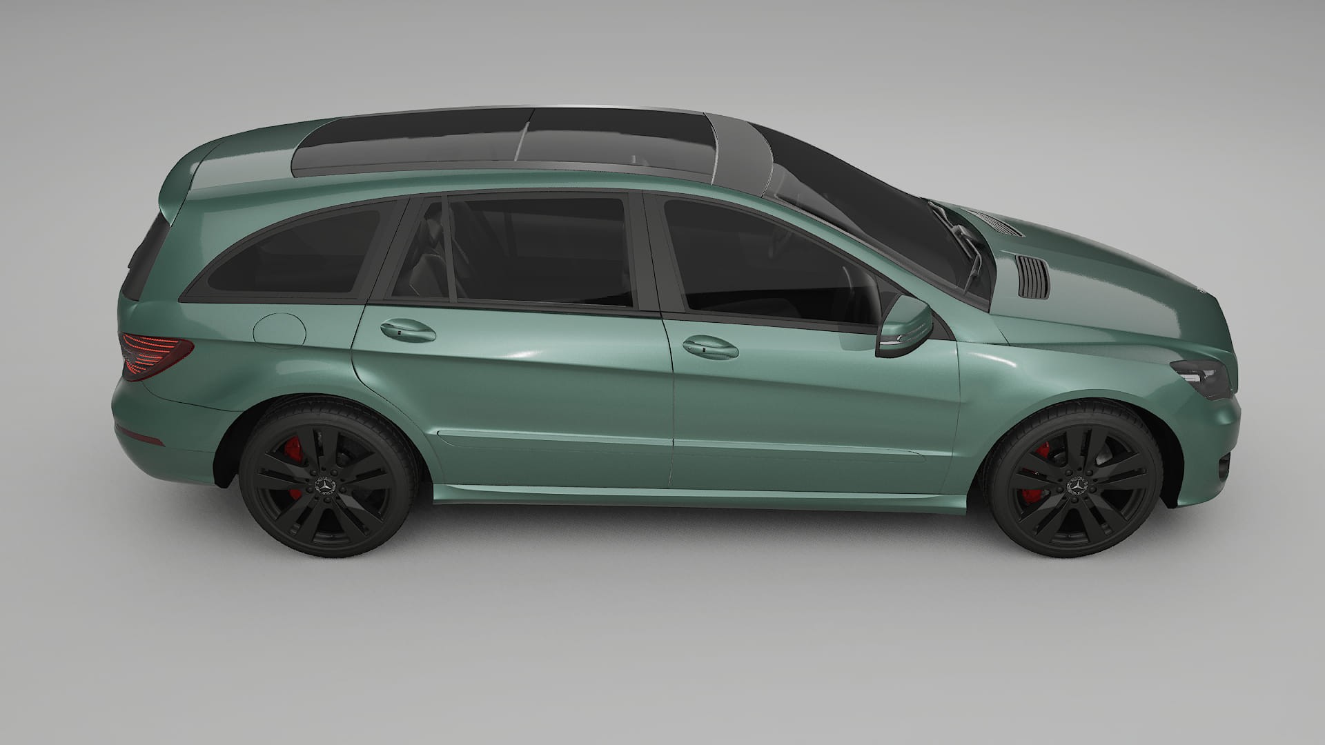 Mercedes R class W251 facelift LCI TPU Lackskyddsfilm | EVERGREEN Färgskiftande PPF – Komplett Förskuret Kit