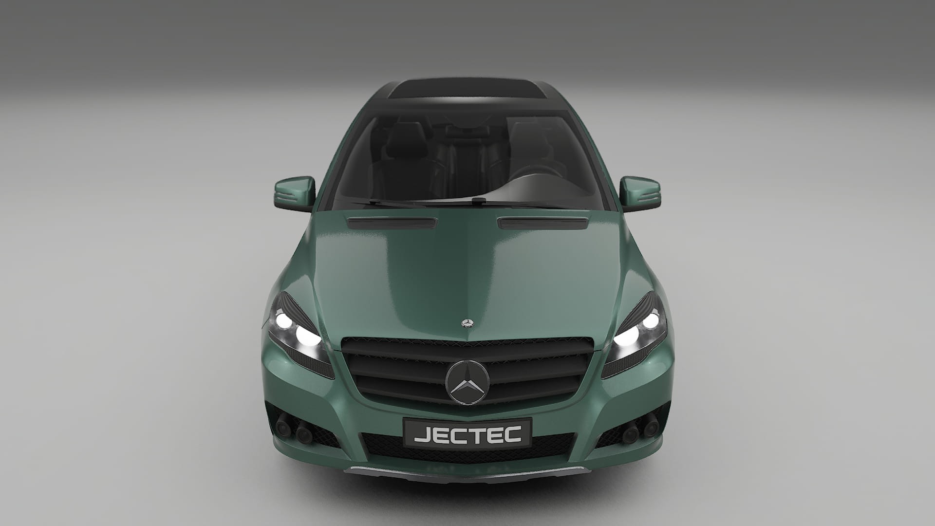 Mercedes R class W251 facelift LCI TPU Lackskyddsfilm | EVERGREEN Färgskiftande PPF – Komplett Förskuret Kit