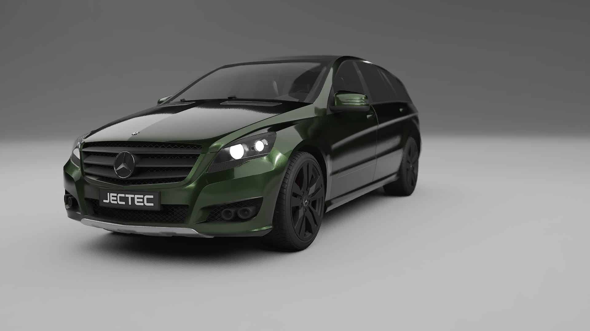 Mercedes R class W251 facelift LCI TPU Lackskyddsfilm | LAGOON Färgskiftande PPF – Komplett Förskuret Kit