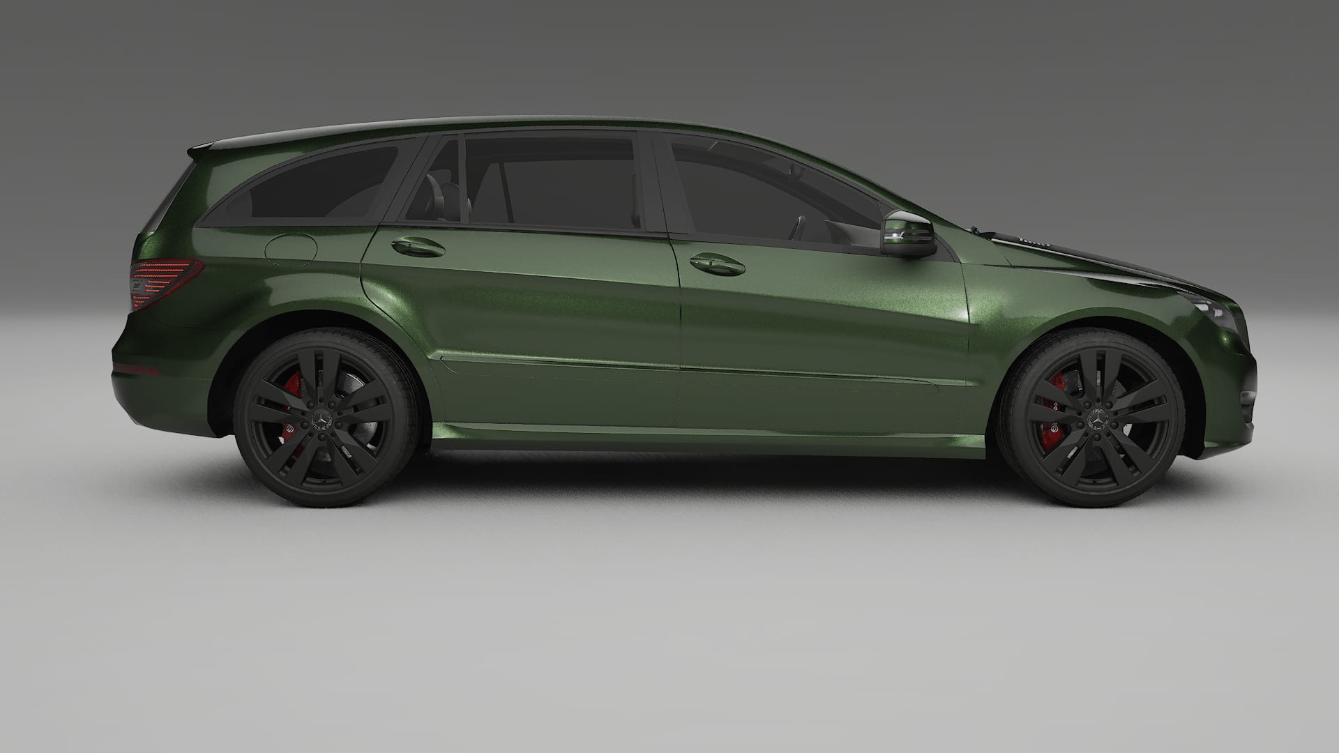 Mercedes R class W251 facelift LCI TPU Lackskyddsfilm | LAGOON Färgskiftande PPF – Komplett Förskuret Kit