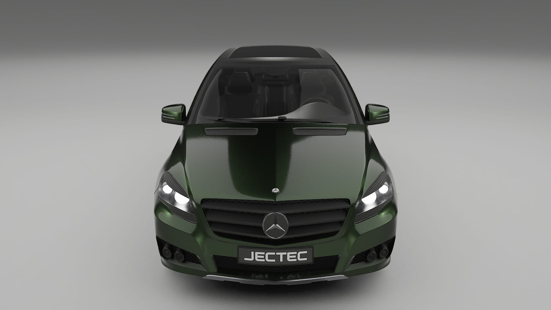 Mercedes R class W251 facelift LCI TPU Lackskyddsfilm | LAGOON Färgskiftande PPF – Komplett Förskuret Kit