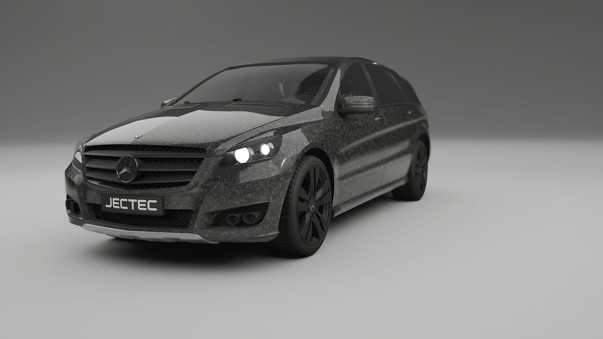 Mercedes R class W251 facelift LCI TPU Lackskyddsfilm | FORGED S Färgskiftande PPF – Komplett Förskuret Kit