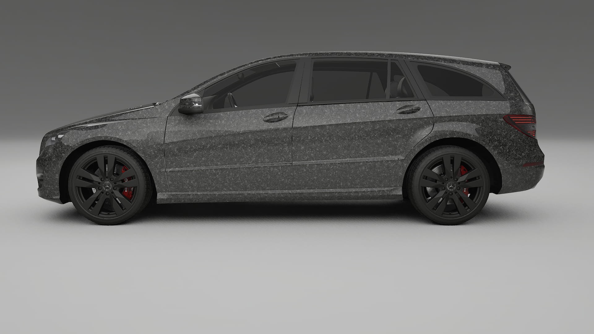 Mercedes R class W251 facelift LCI TPU Lackskyddsfilm | FORGED S Färgskiftande PPF – Komplett Förskuret Kit