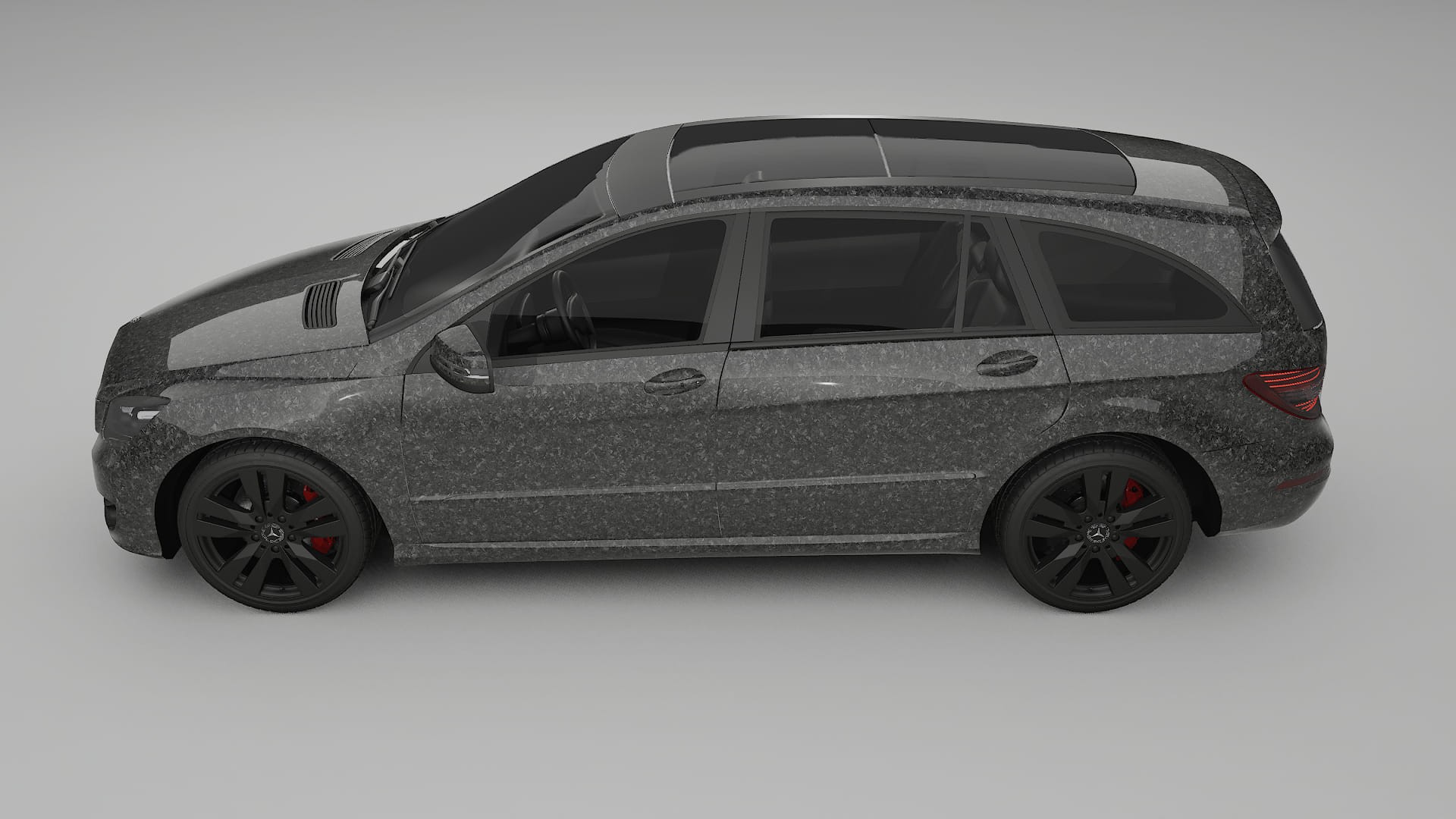 Mercedes R class W251 facelift LCI TPU Lackskyddsfilm | FORGED S Färgskiftande PPF – Komplett Förskuret Kit