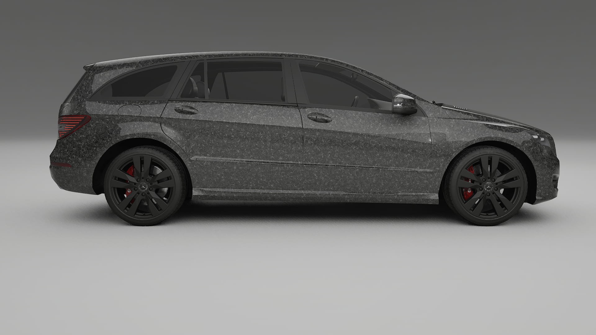 Mercedes R class W251 facelift LCI TPU Lackskyddsfilm | FORGED S Färgskiftande PPF – Komplett Förskuret Kit