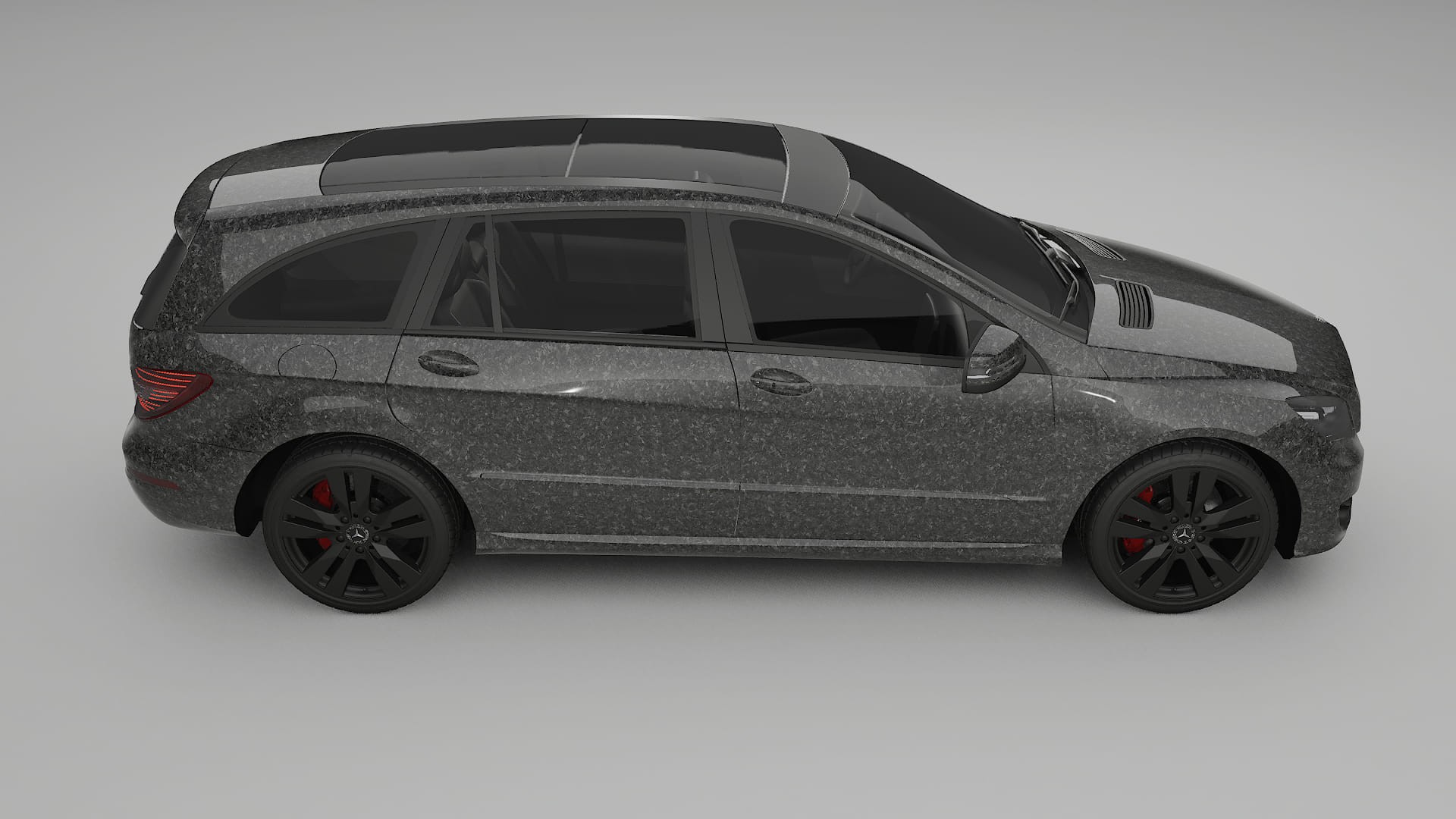 Mercedes R class W251 facelift LCI TPU Lackskyddsfilm | FORGED S Färgskiftande PPF – Komplett Förskuret Kit