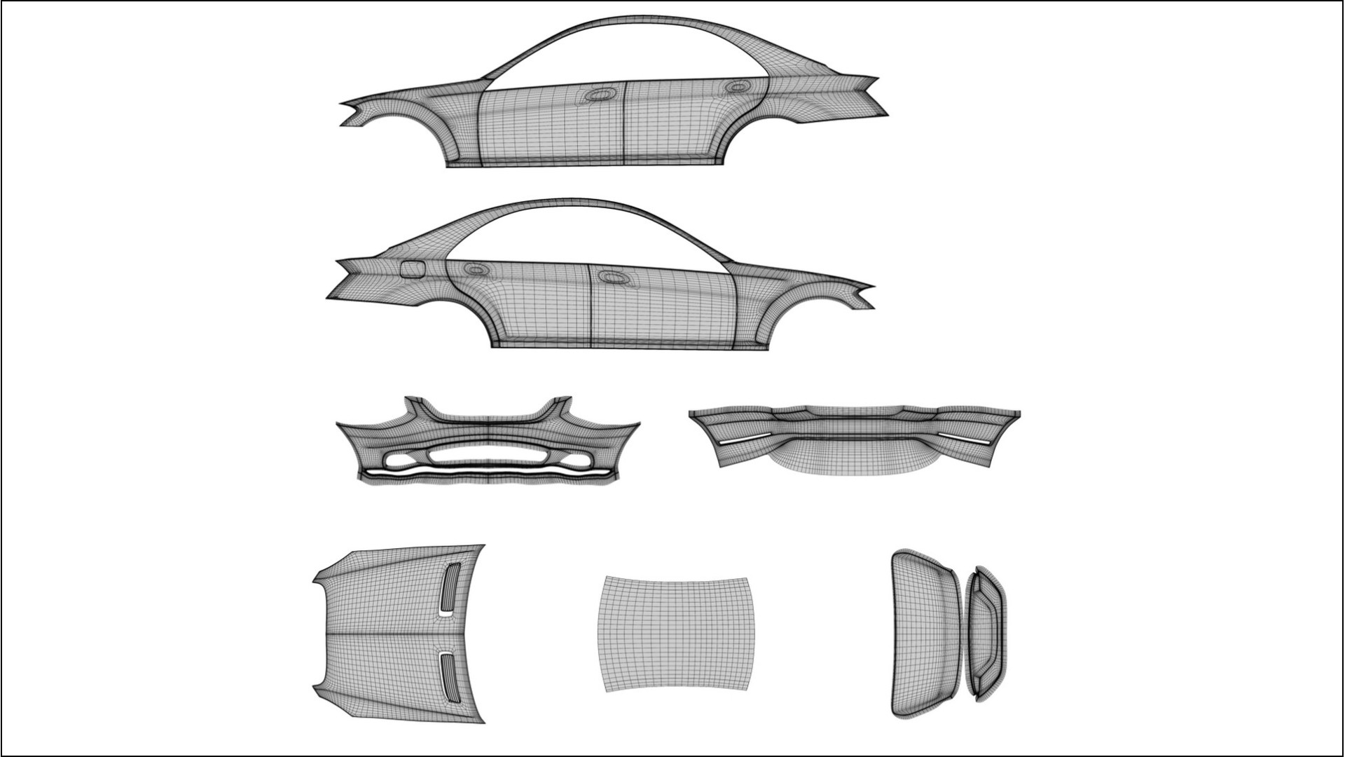 Mercedes S class W221 facelift LCI TPU Lackskyddsfilm | DUSTY Färgskiftande PPF – Komplett Förskuret Kit
